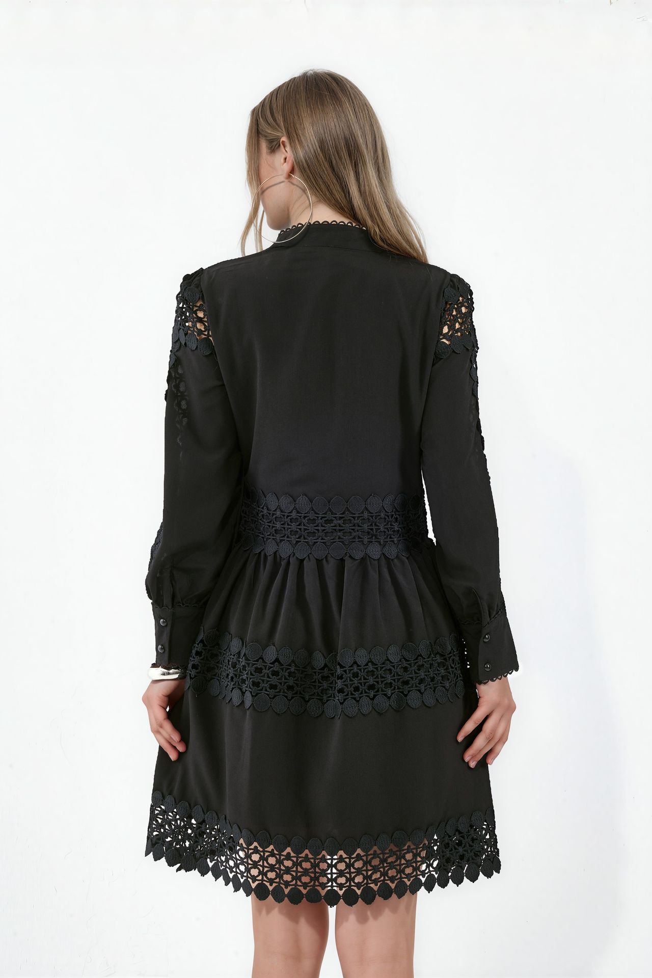 MSN Lace A-Line Mini Dress 3