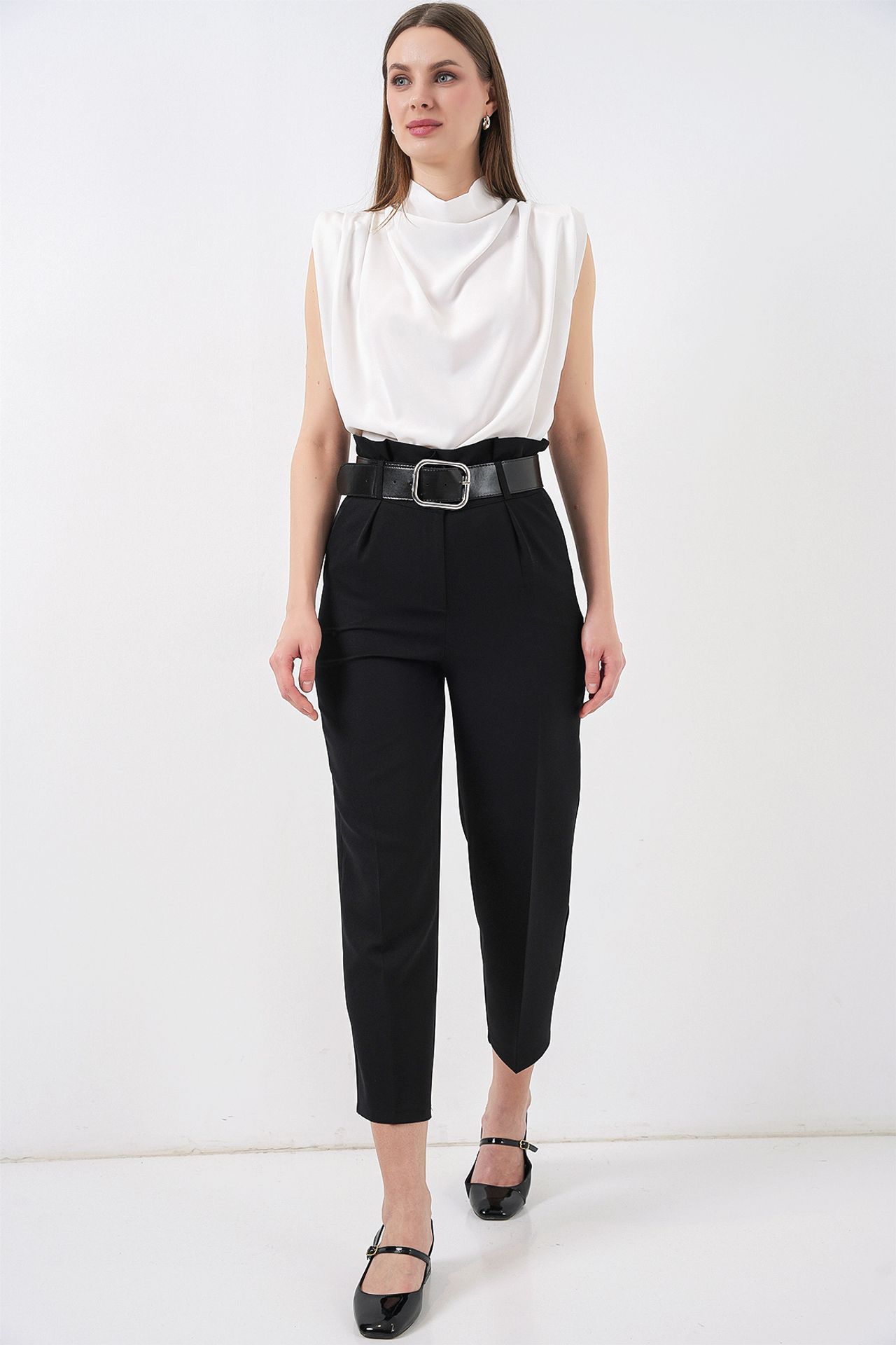 BDART Ankle Length Straight Pants with Bow 5