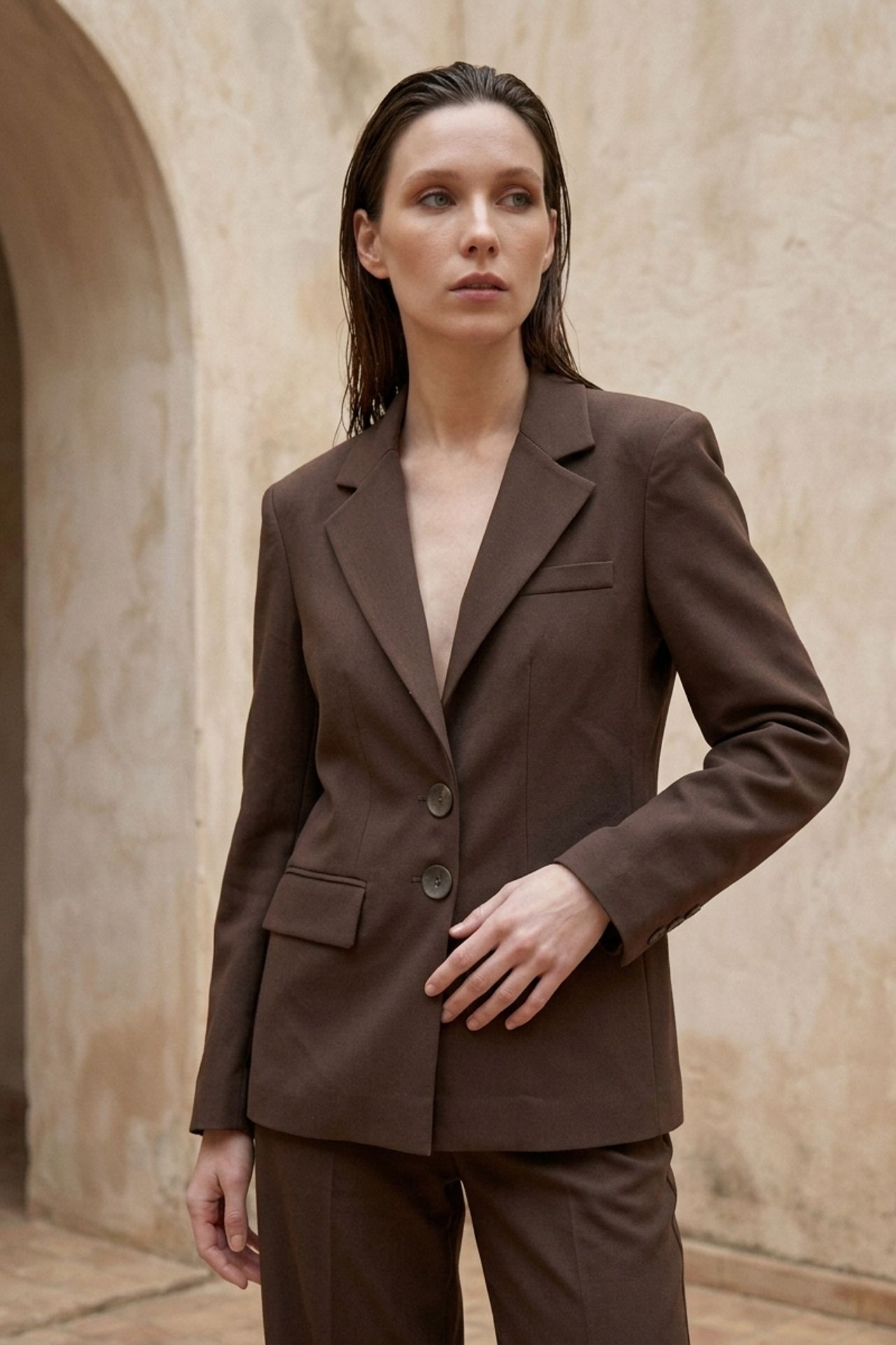 MY FASHION Women's regular-fit blazer jacket 4