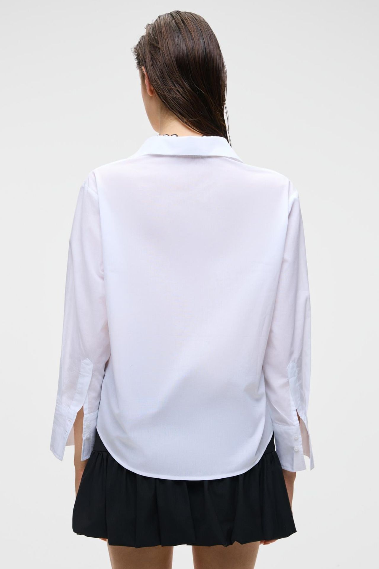 GRIMELANGE Oversized Poplin Button Shirt 5