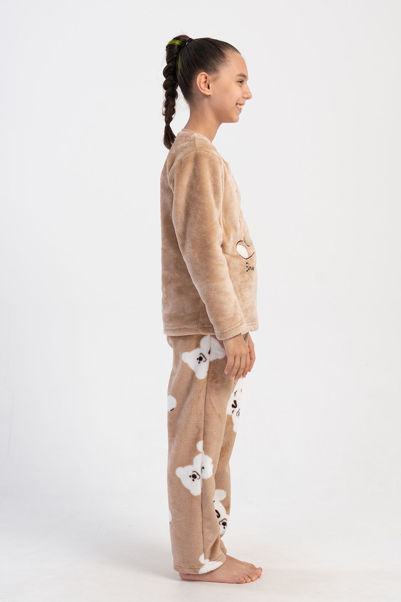 YAKE Baskılı 2 Parçalı Pijama Takımı 2