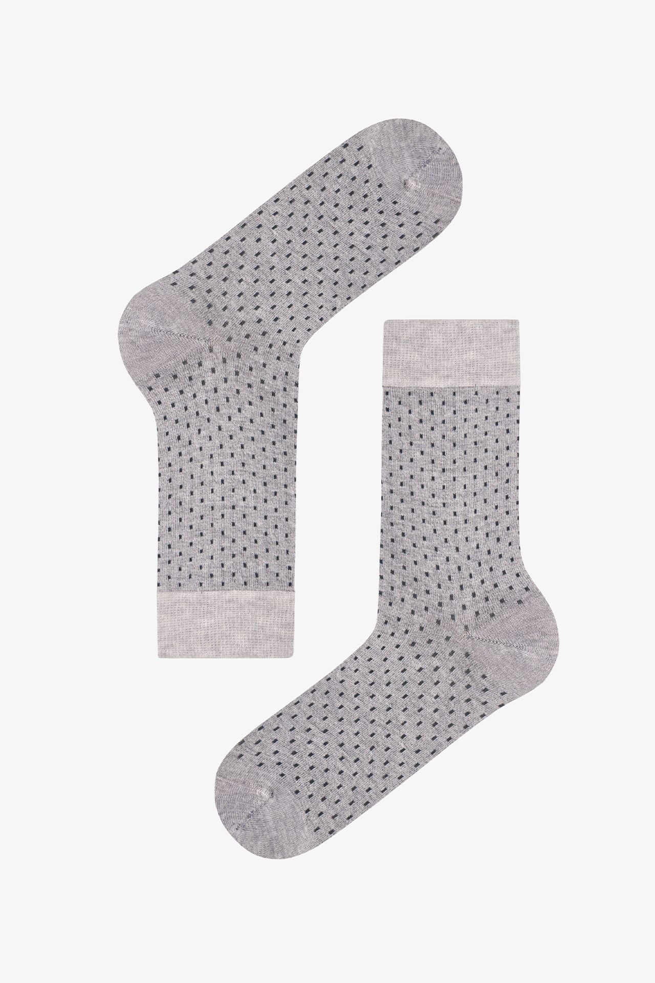 PENTI Men's Contrast Cotton 2-Pack Crew Socks 4