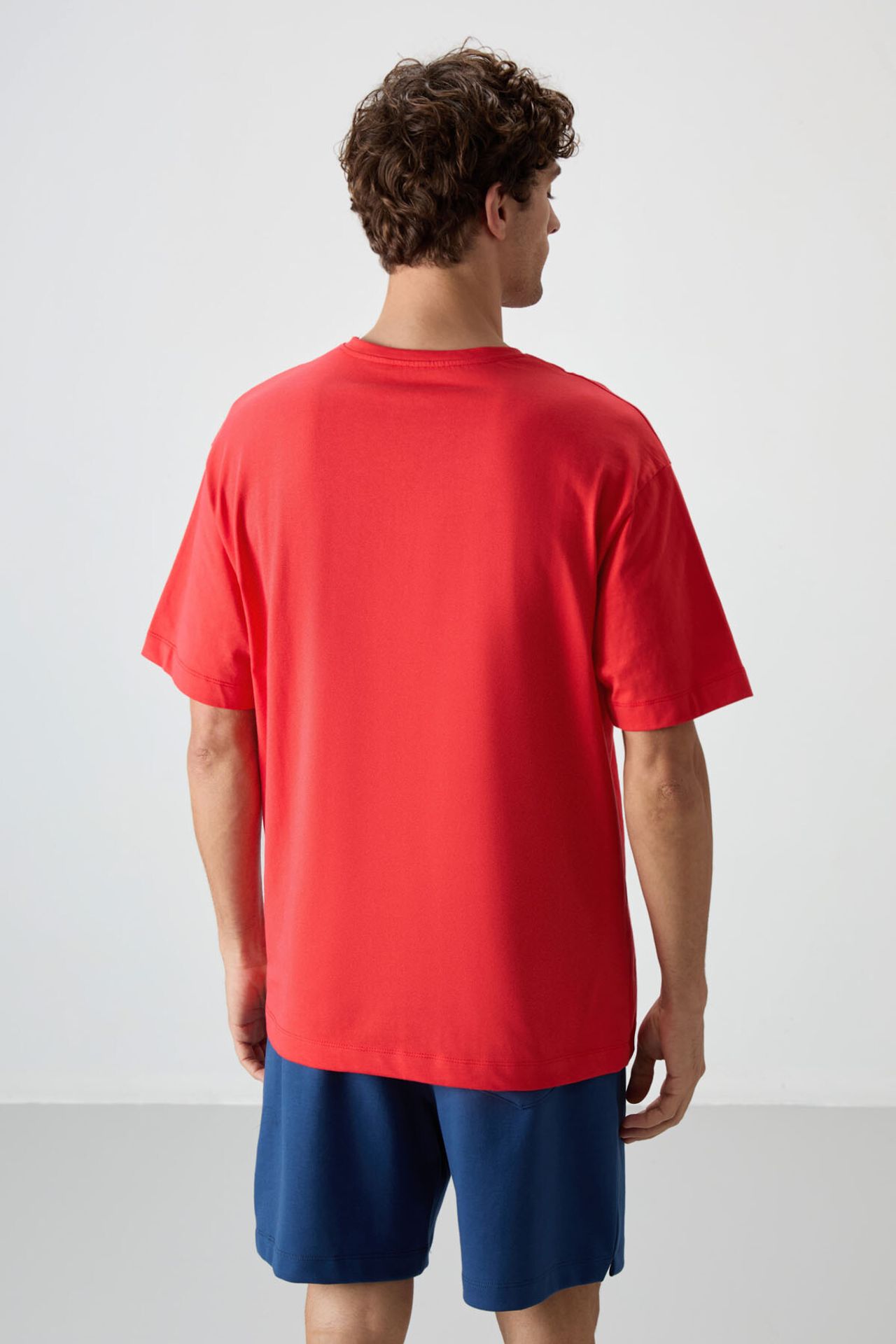 TOMMY Oversized Printed Crew Neck T-Shirt 5
