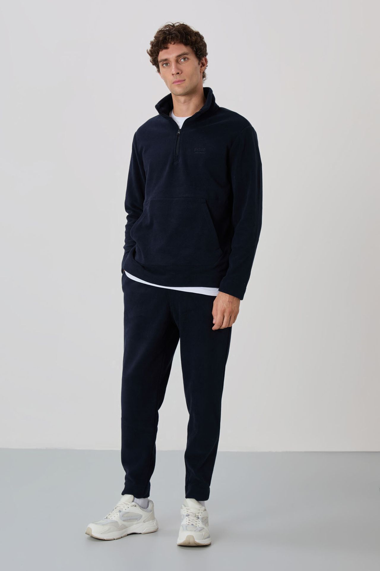 TOMMY Men's Zipper Collar Sweatshirt And Pants Set 4