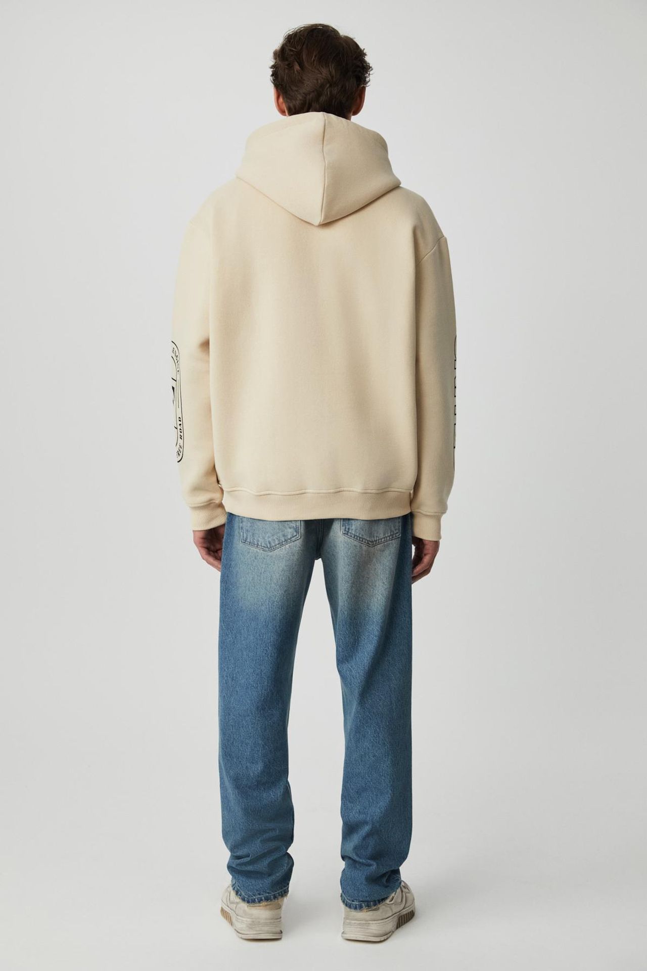 GRIMELANGE Baskılı Kapüşonlu Sweatshirt 6