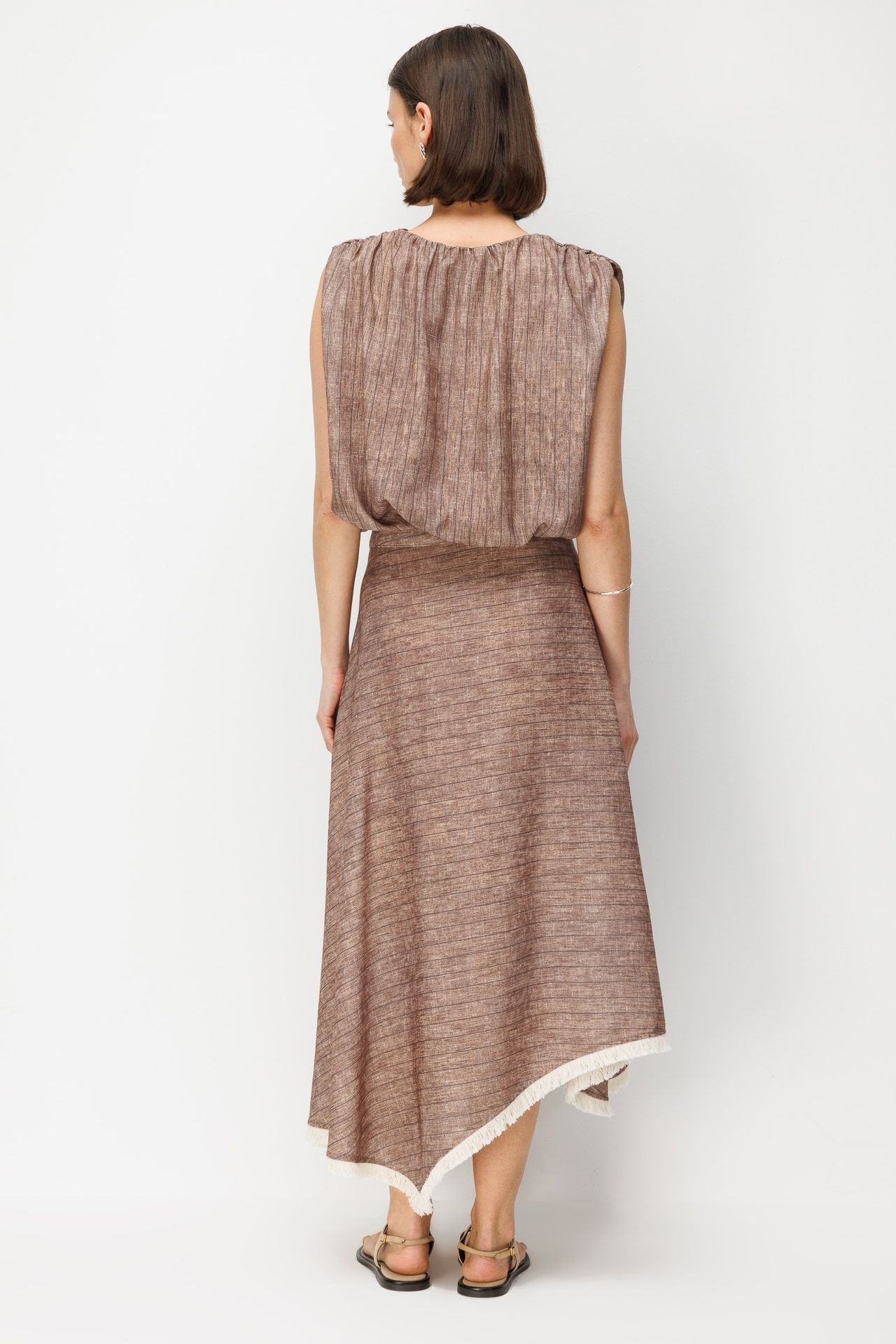 MIXRAY Linen Cotton Two-Piece Coord 8