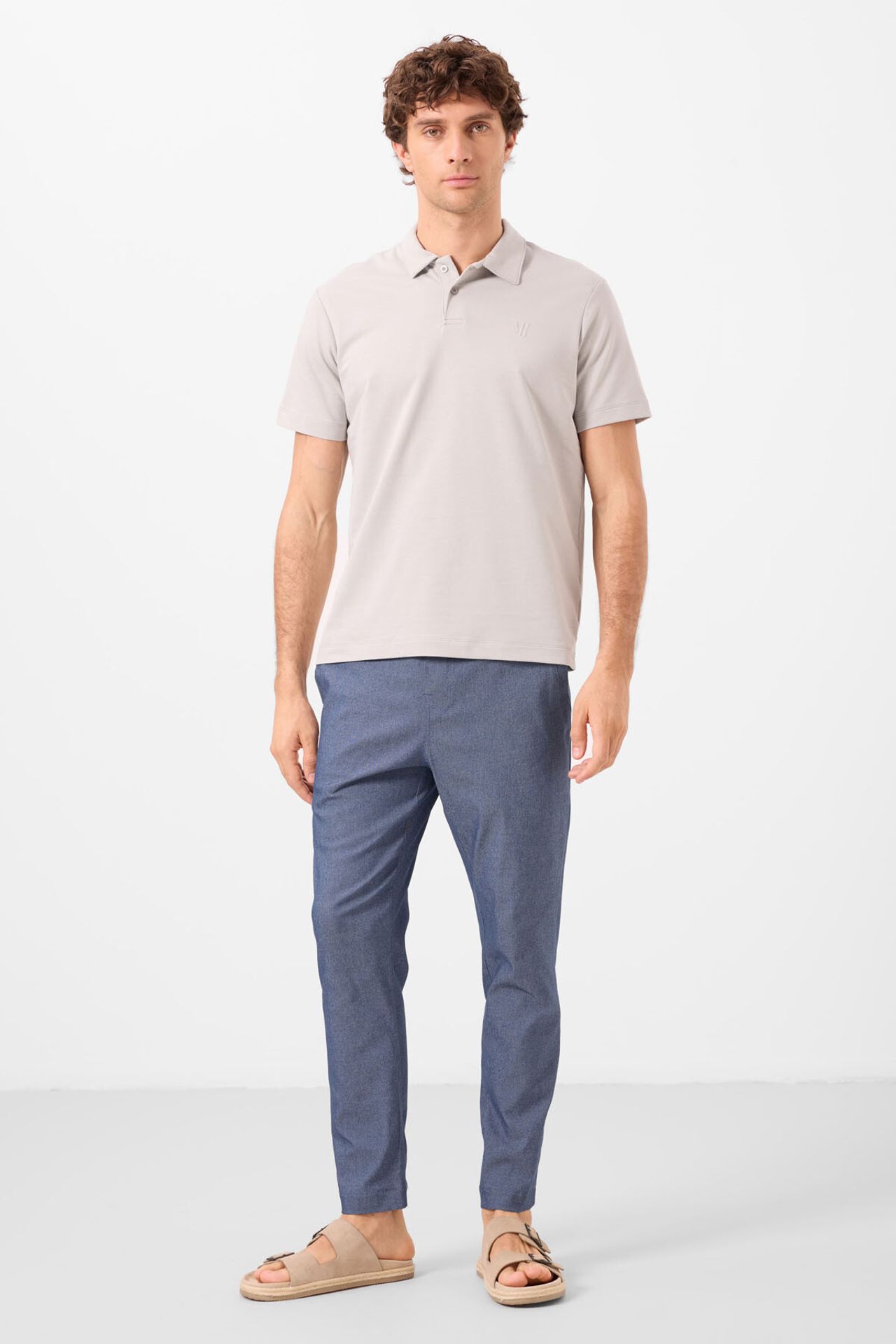 TOMMY Men's Straight-leg Gabardine Chino Trousers 5
