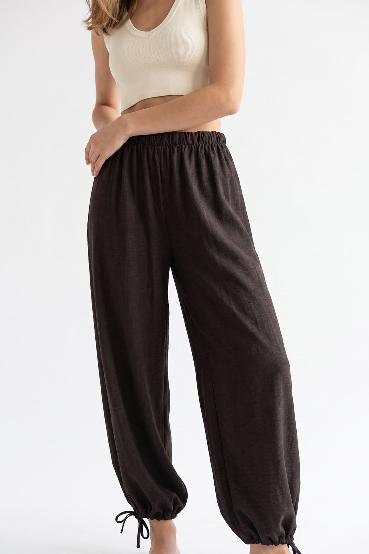 MIXRAY Tencel Düz Paça Pantolon 4