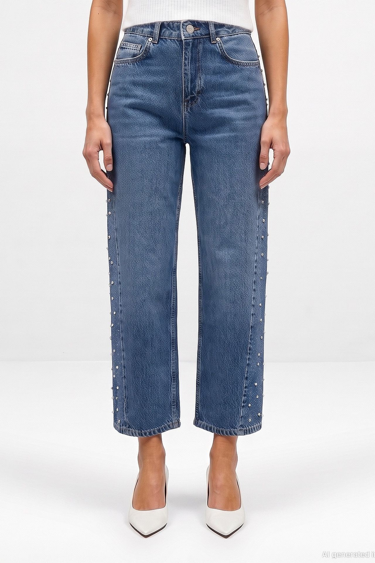 DILVIN Women's Cotton Jeans 3