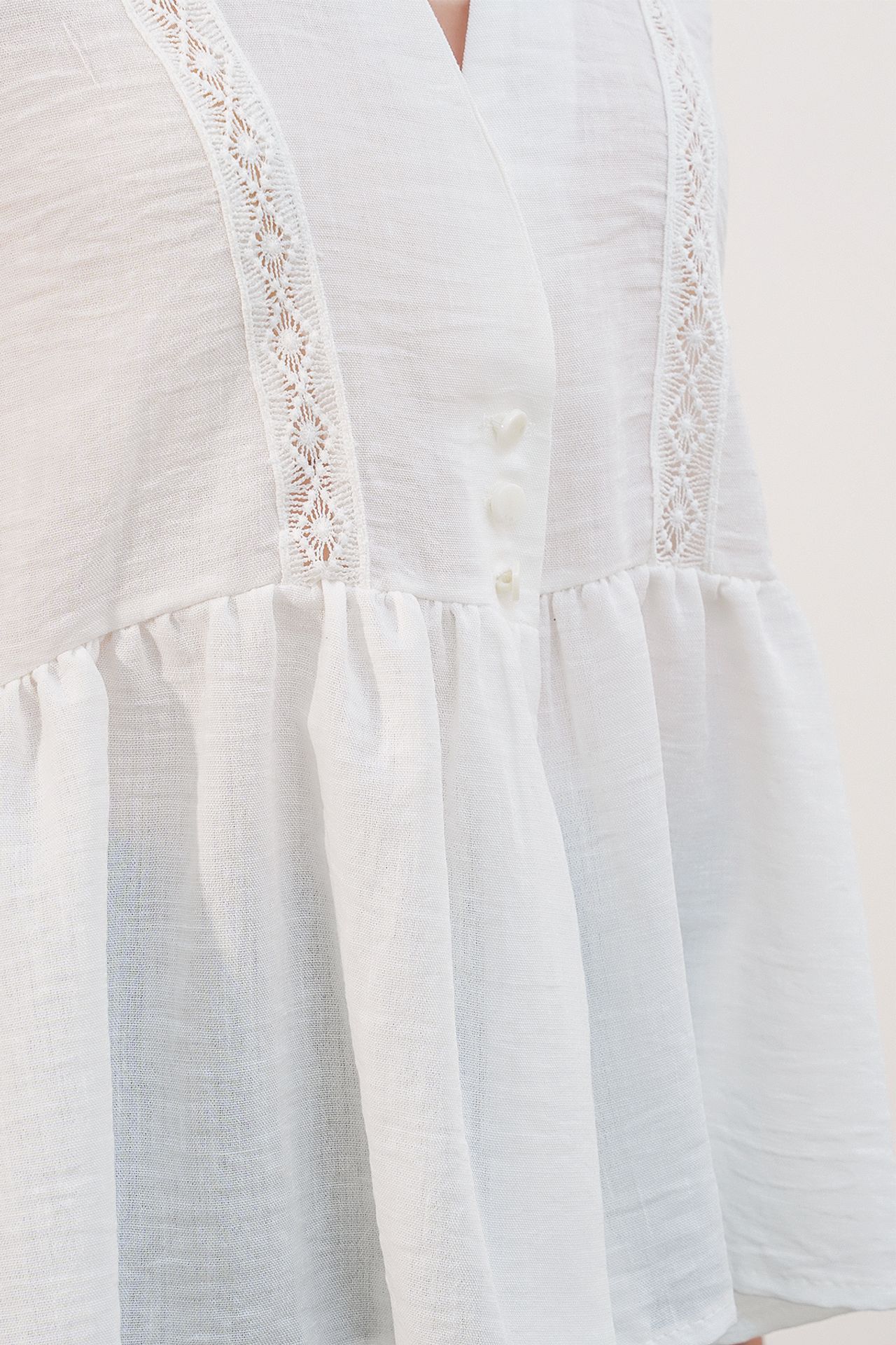 BDART Sleeveless V-neck Blouse With Button Front 5