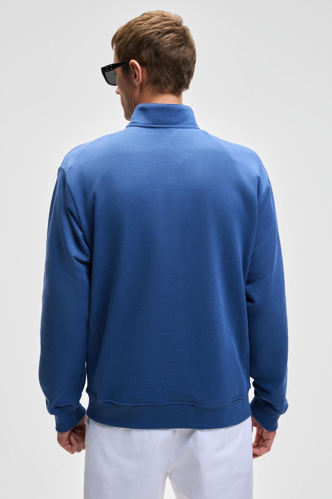 GRIMELANGE Yarım Fermuarlı Yarım Balıkçı Yaka Sweatshirt 6