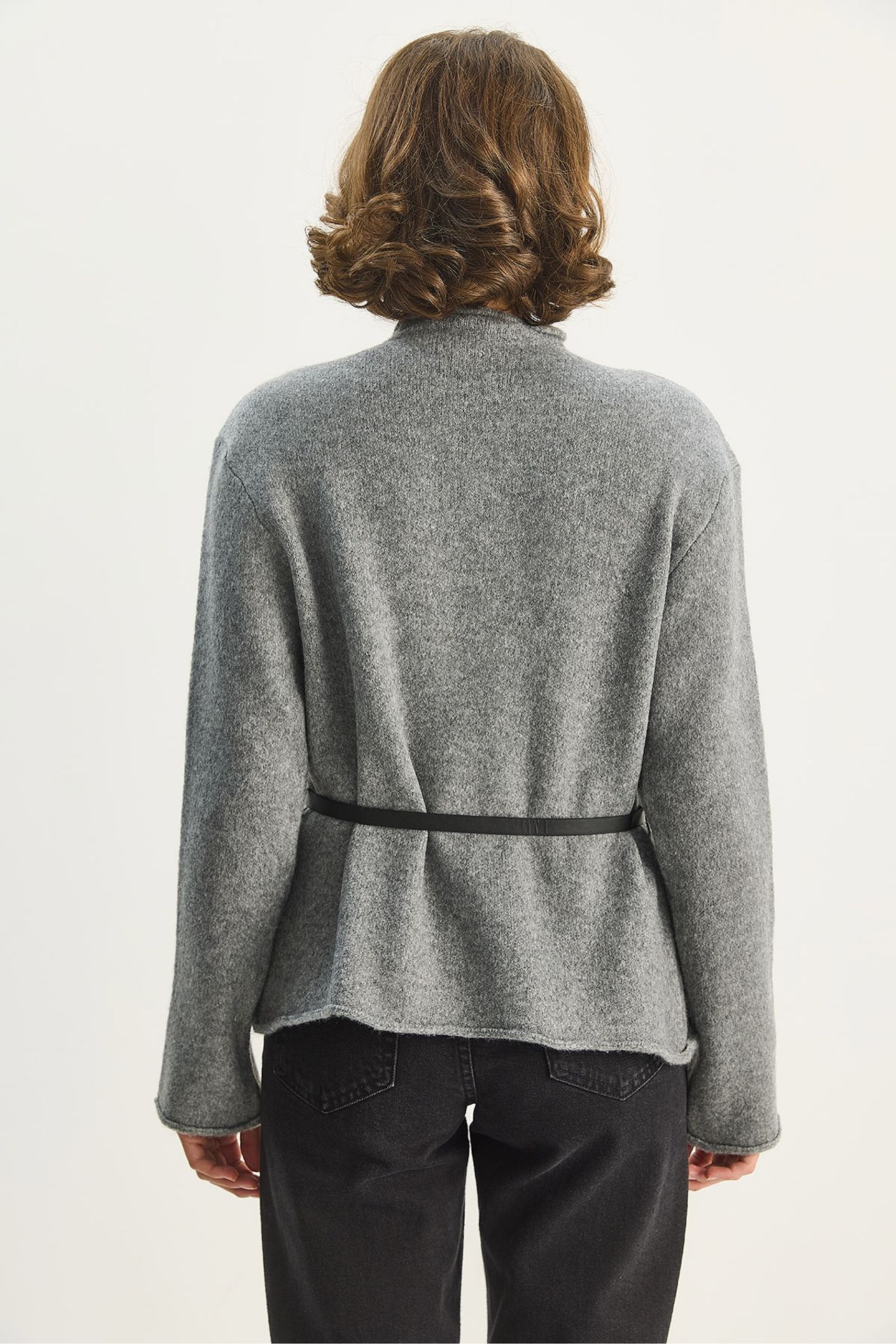 LUCCI Belt Detailed Cardigan