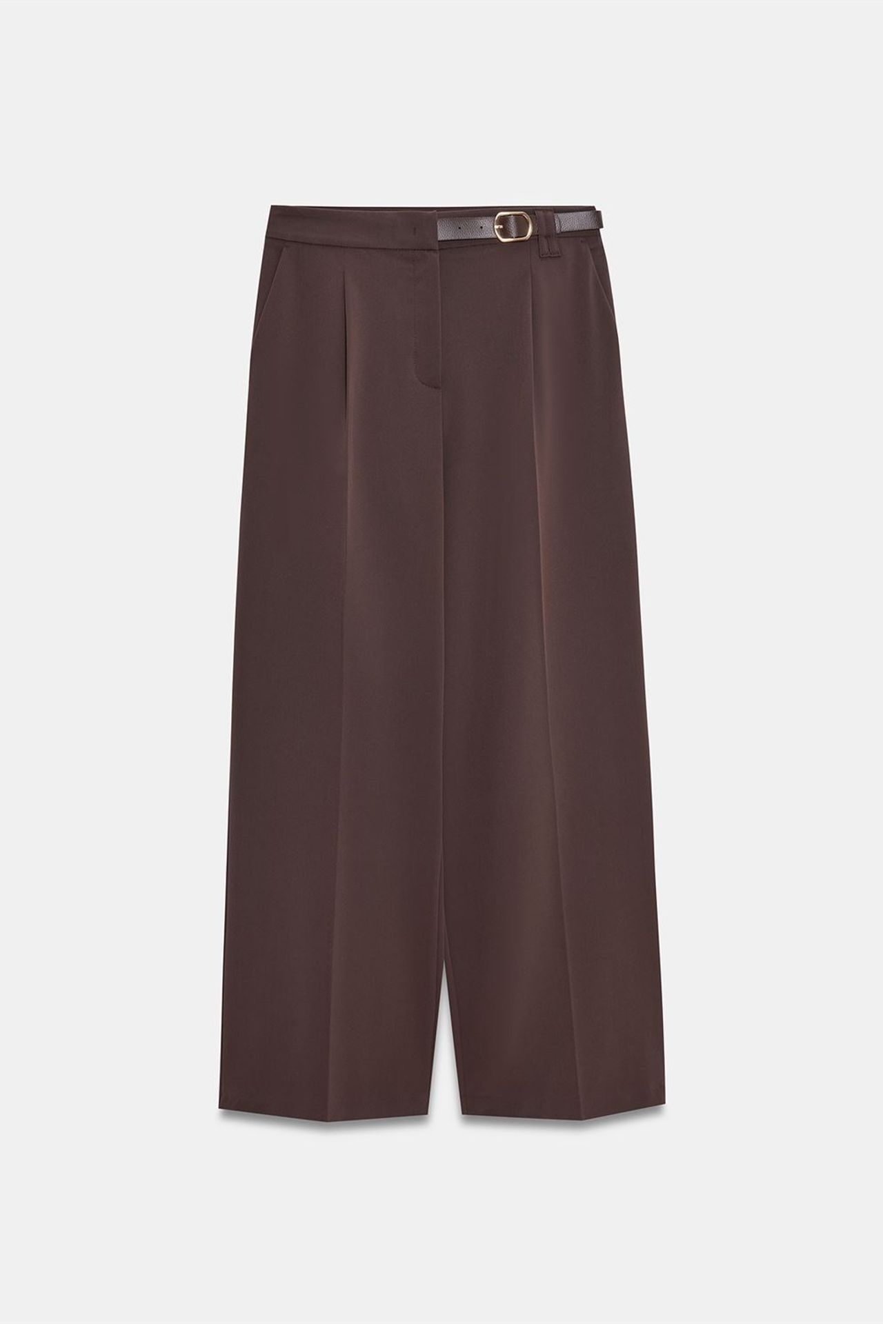DILVIN Kemerli Bol Paça Krep Pantolon 5