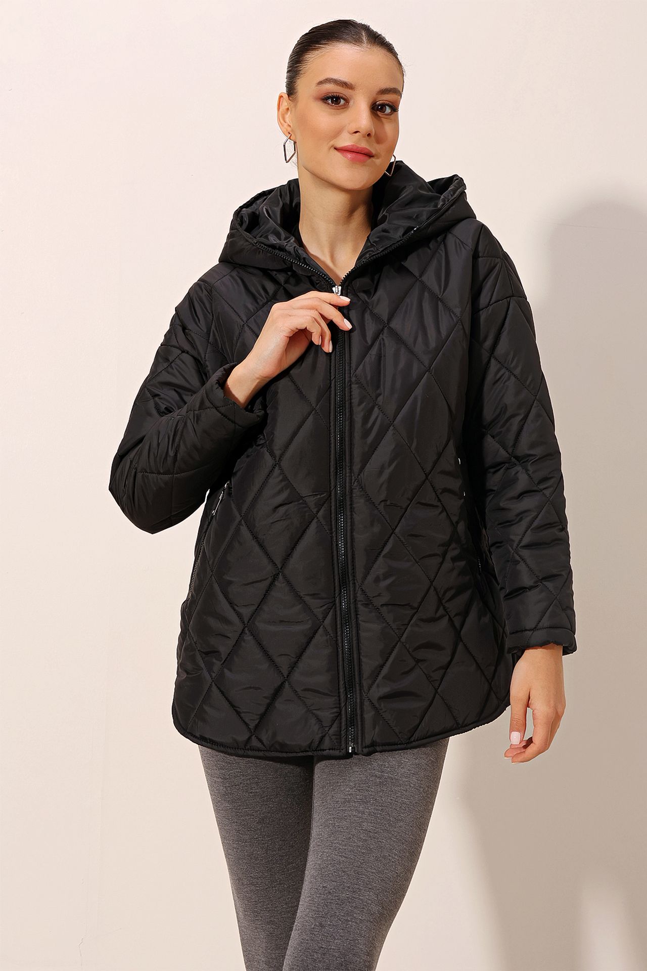 BDART Hooded Puff Down Coat with Pockets 4