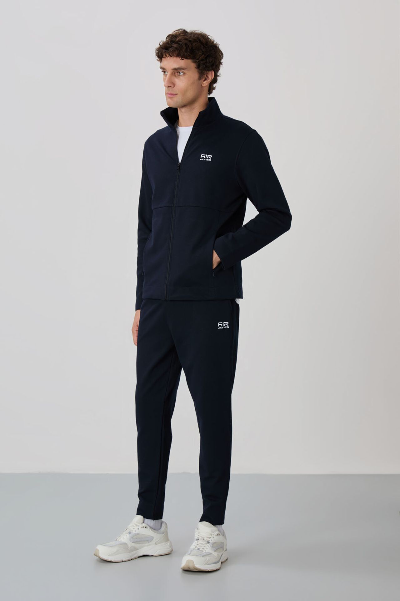 TOMMY Men's Zip-collar Sweatshirt And Pants Set 4