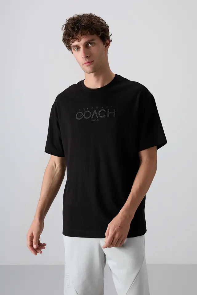 TOMMY Oversized Logo Patch Crew Neck T-Shirt