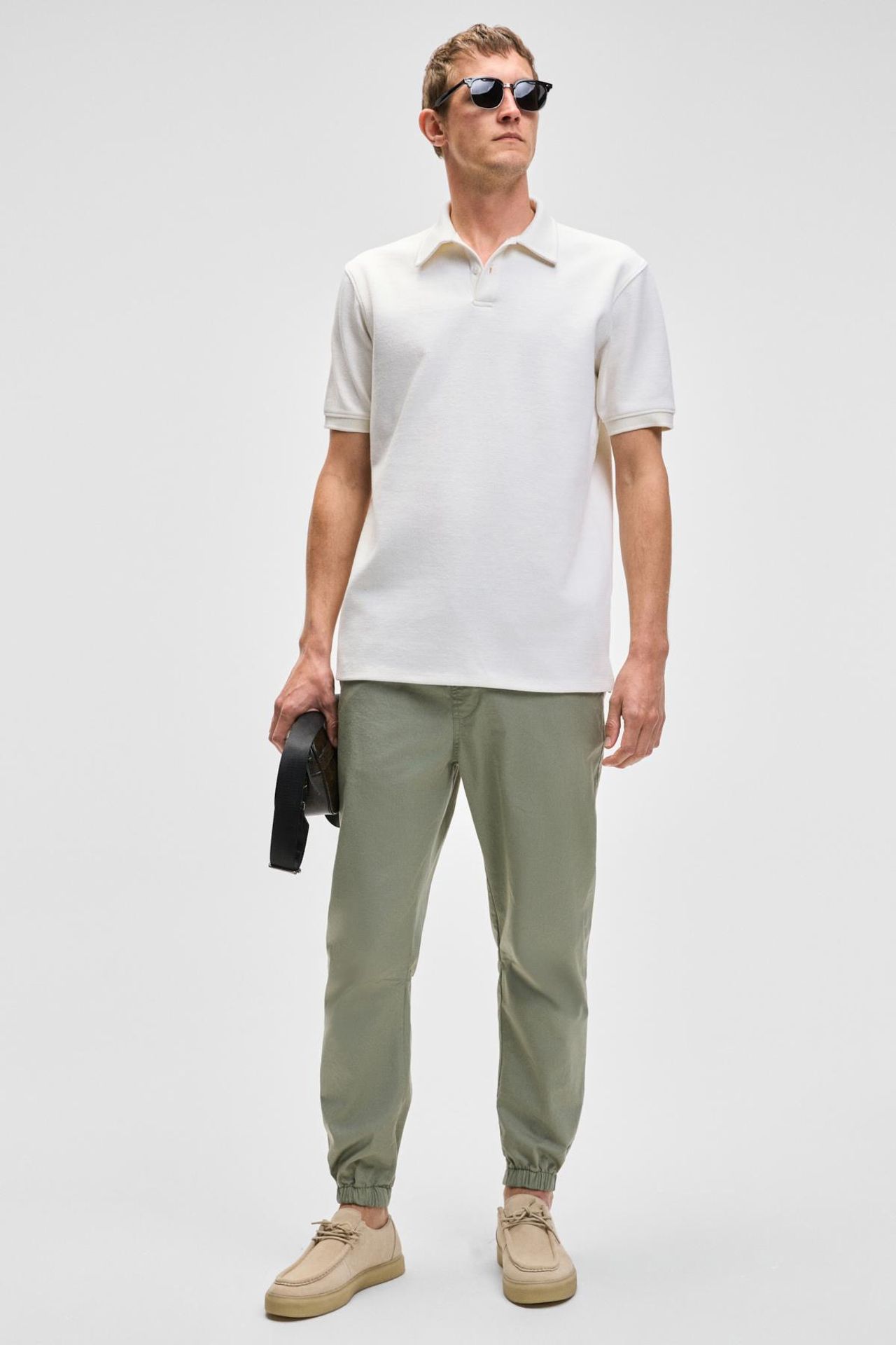 GRIMELANGE Lastikli Bel Jogger Pantolon 4