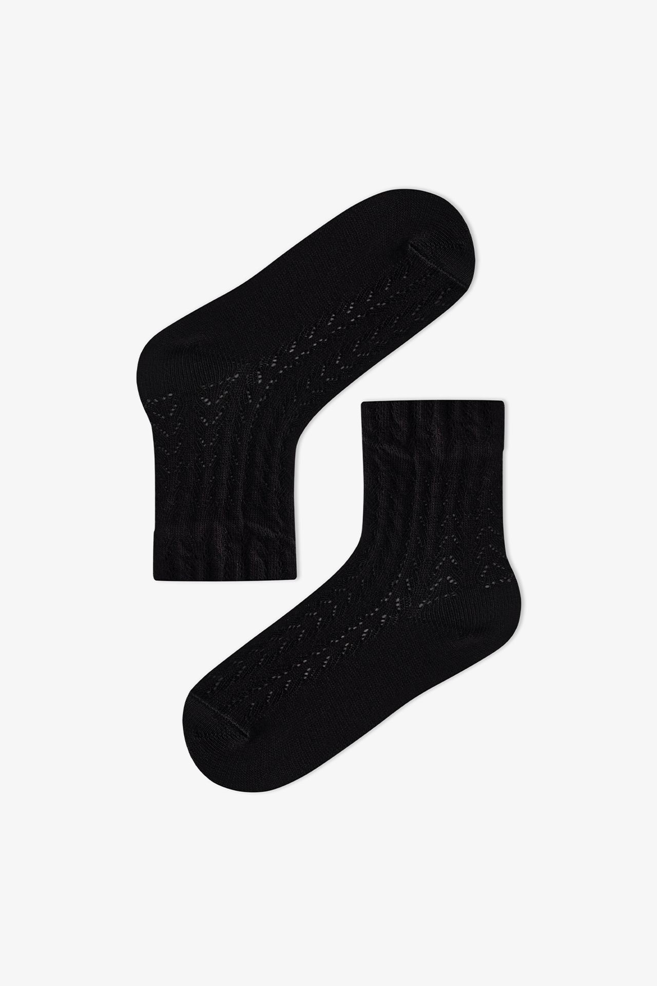 PENTI Girls' Angel Lace Cotton Pair Ankle Socks 3