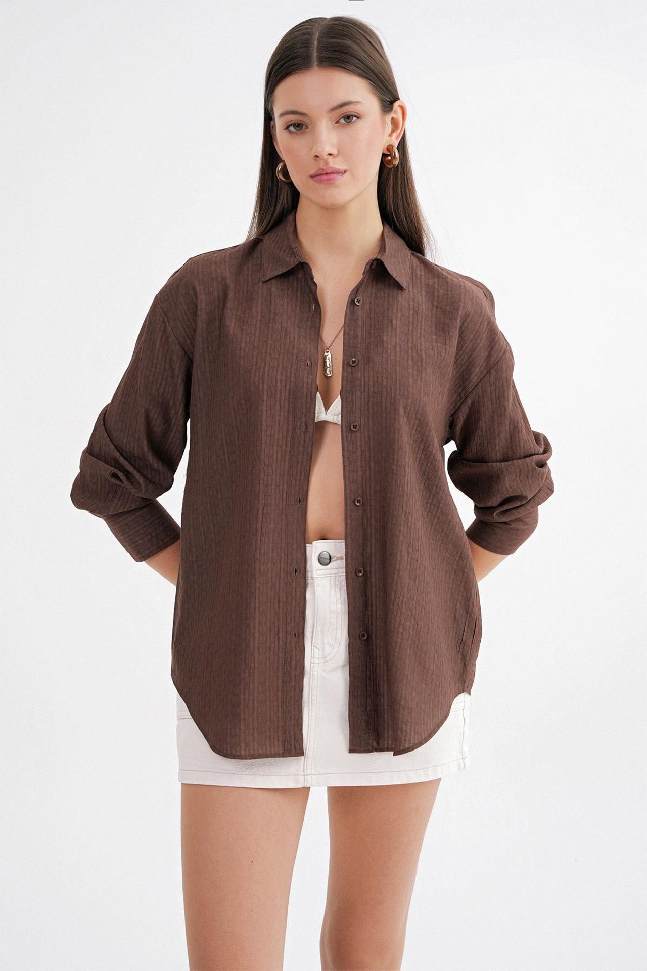 Mixray Relaxed Fit Poplin Shirt
