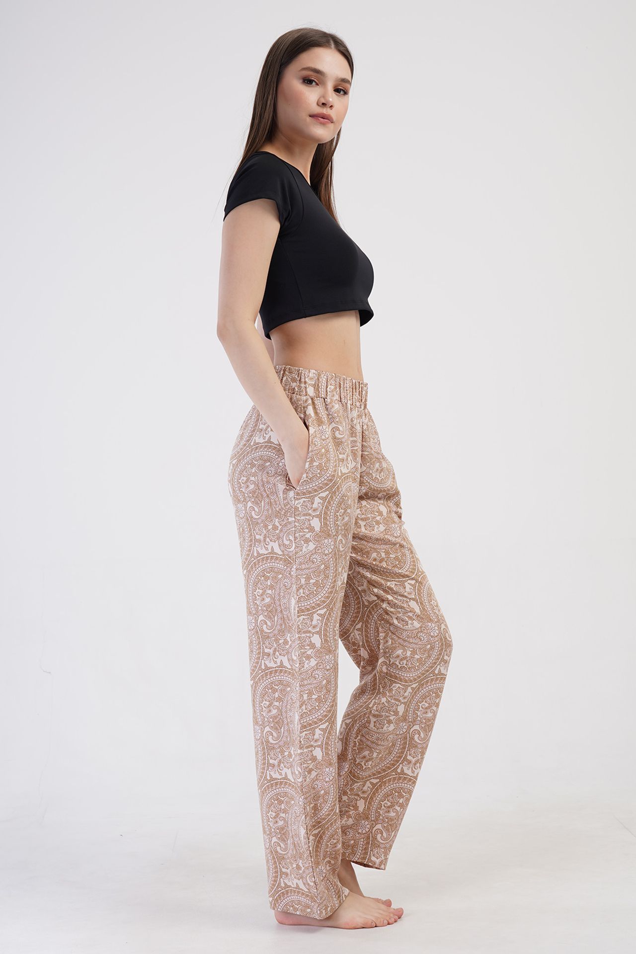 YAKE Rahat Kesim Pijama Altı 3