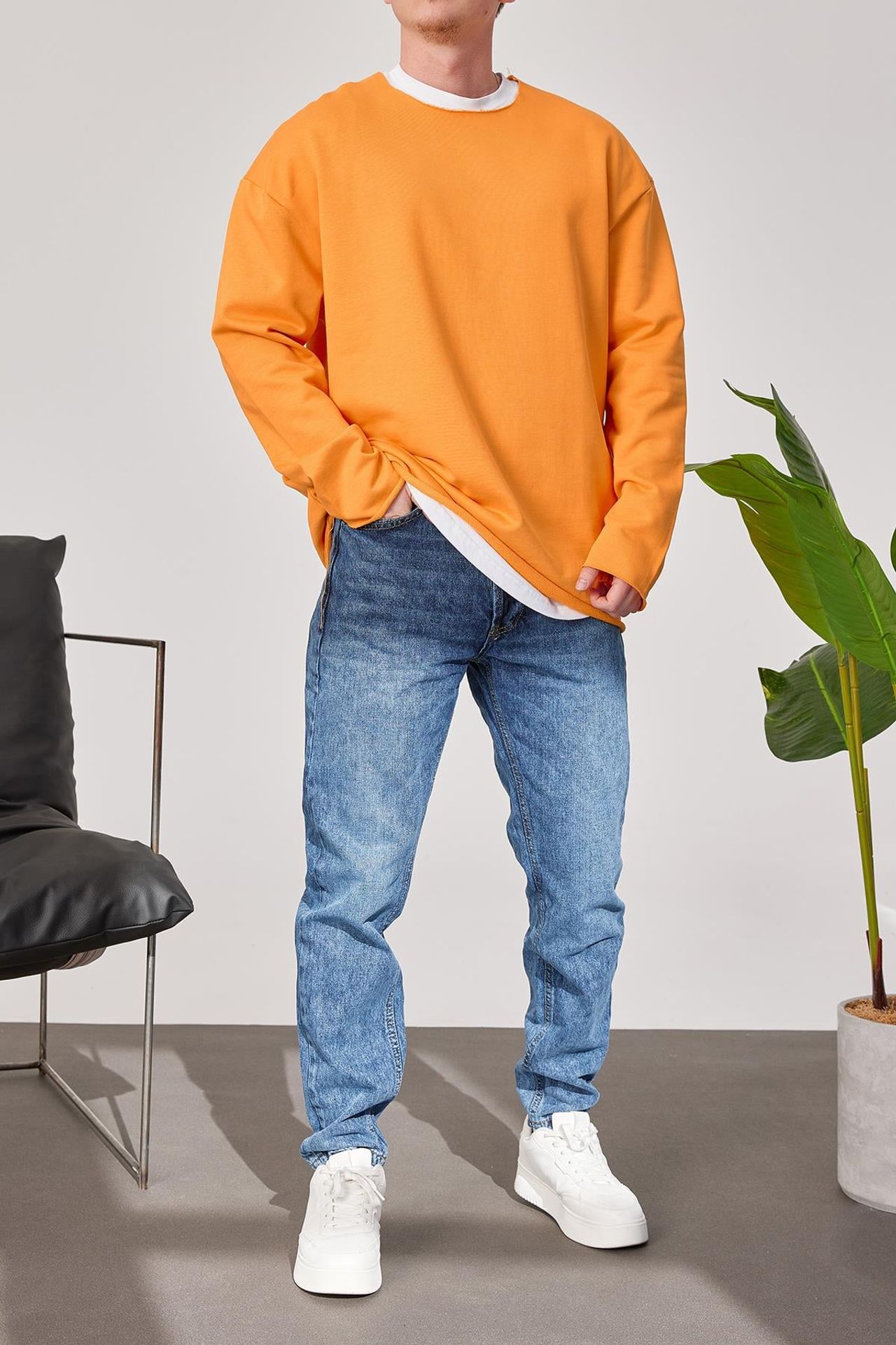 NOMARC Normal Kesim Bisiklet Yaka Sweatshirt 2