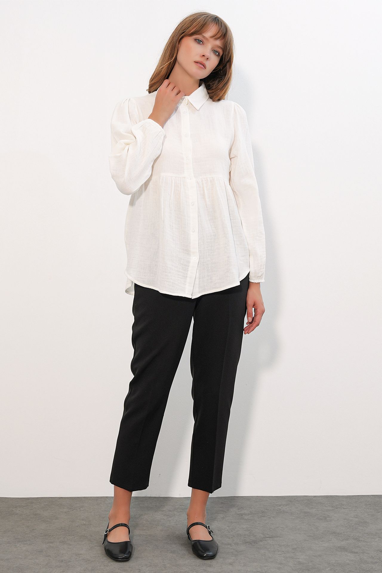 BDART Oversized Cotton Long-Sleeve Shirt 2