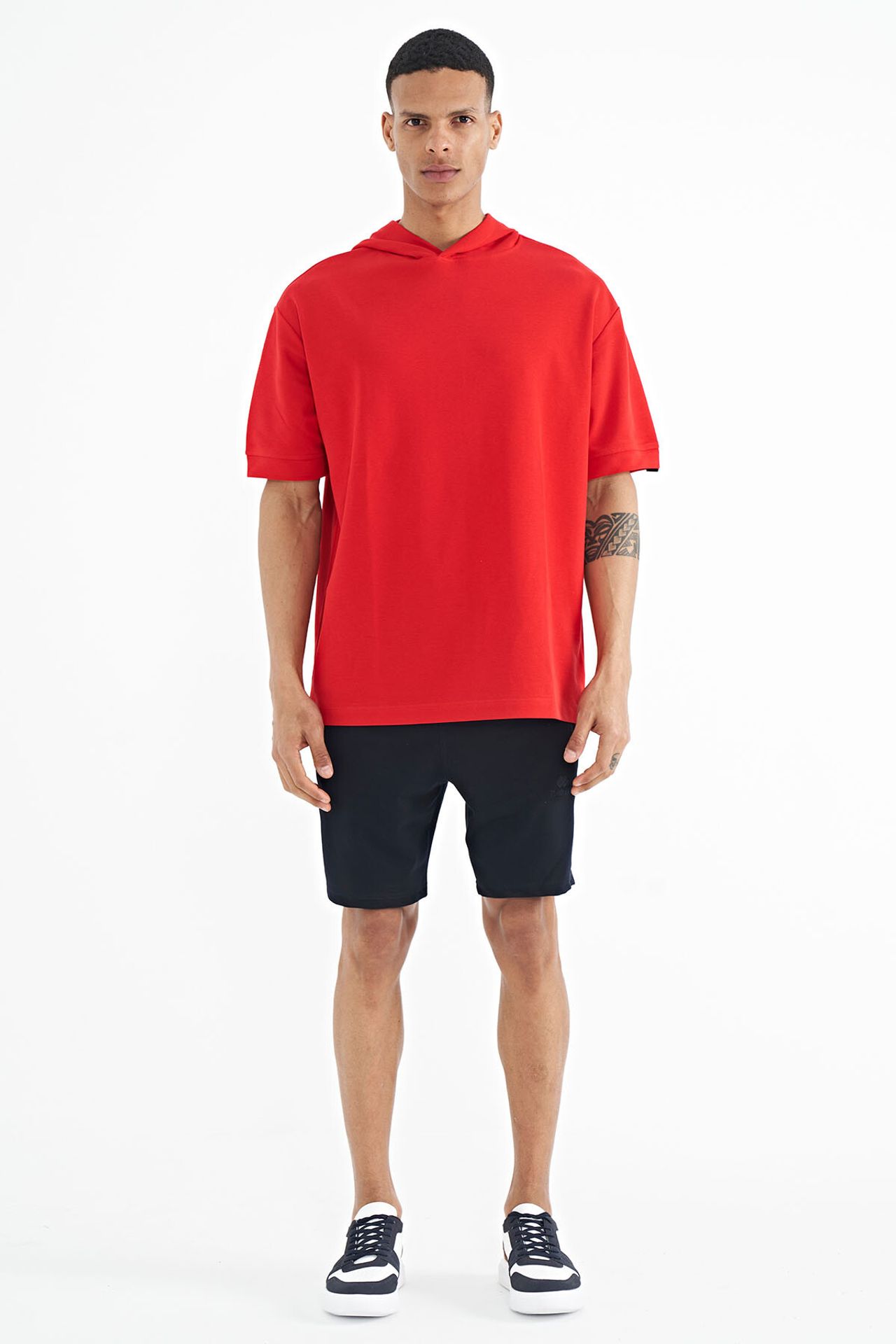 TOMMY Oversized Hooded Short-sleeve T-shirt 2