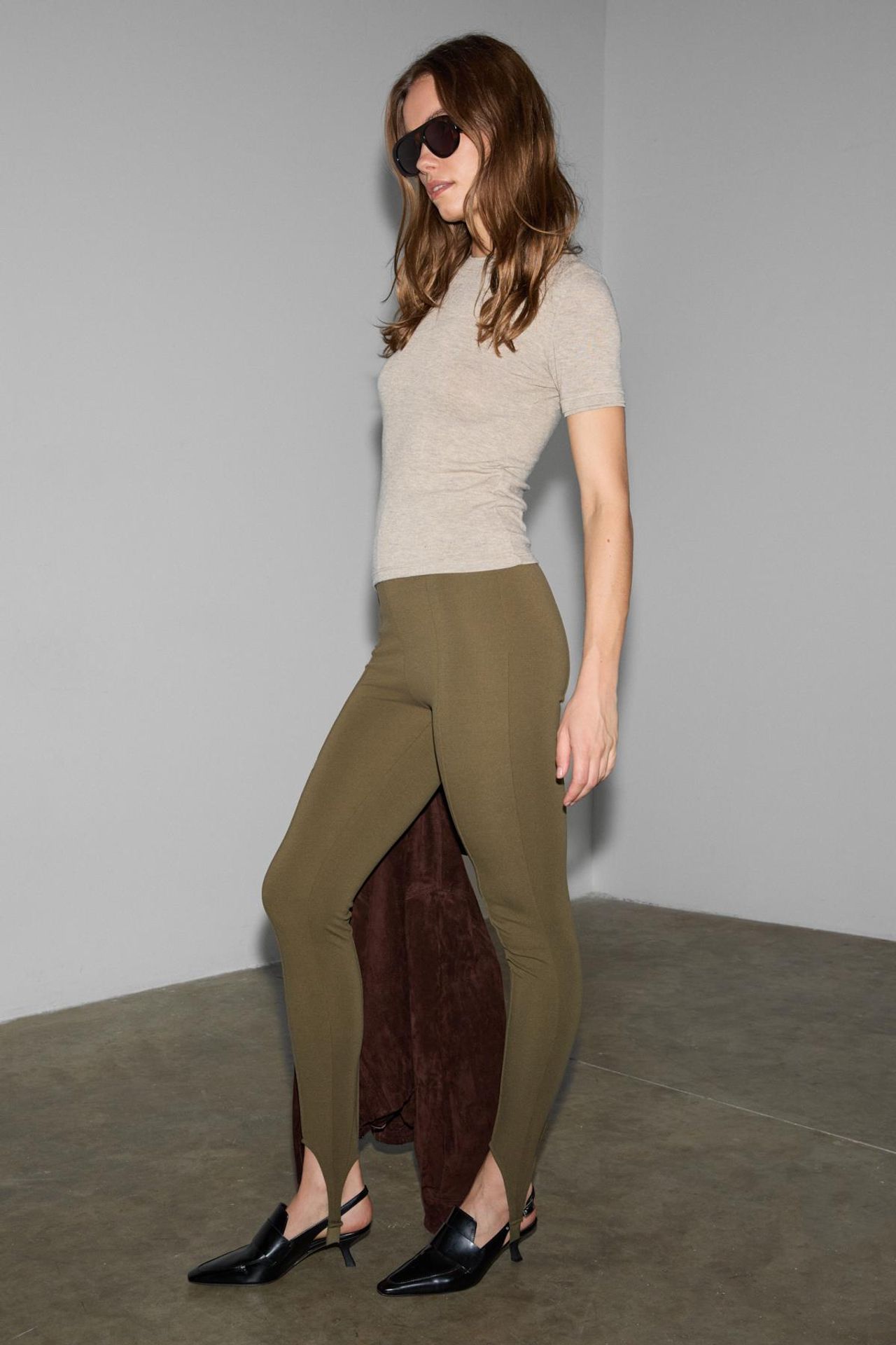 GRIMELANGE High Waist Skinny Ankle Pants 6