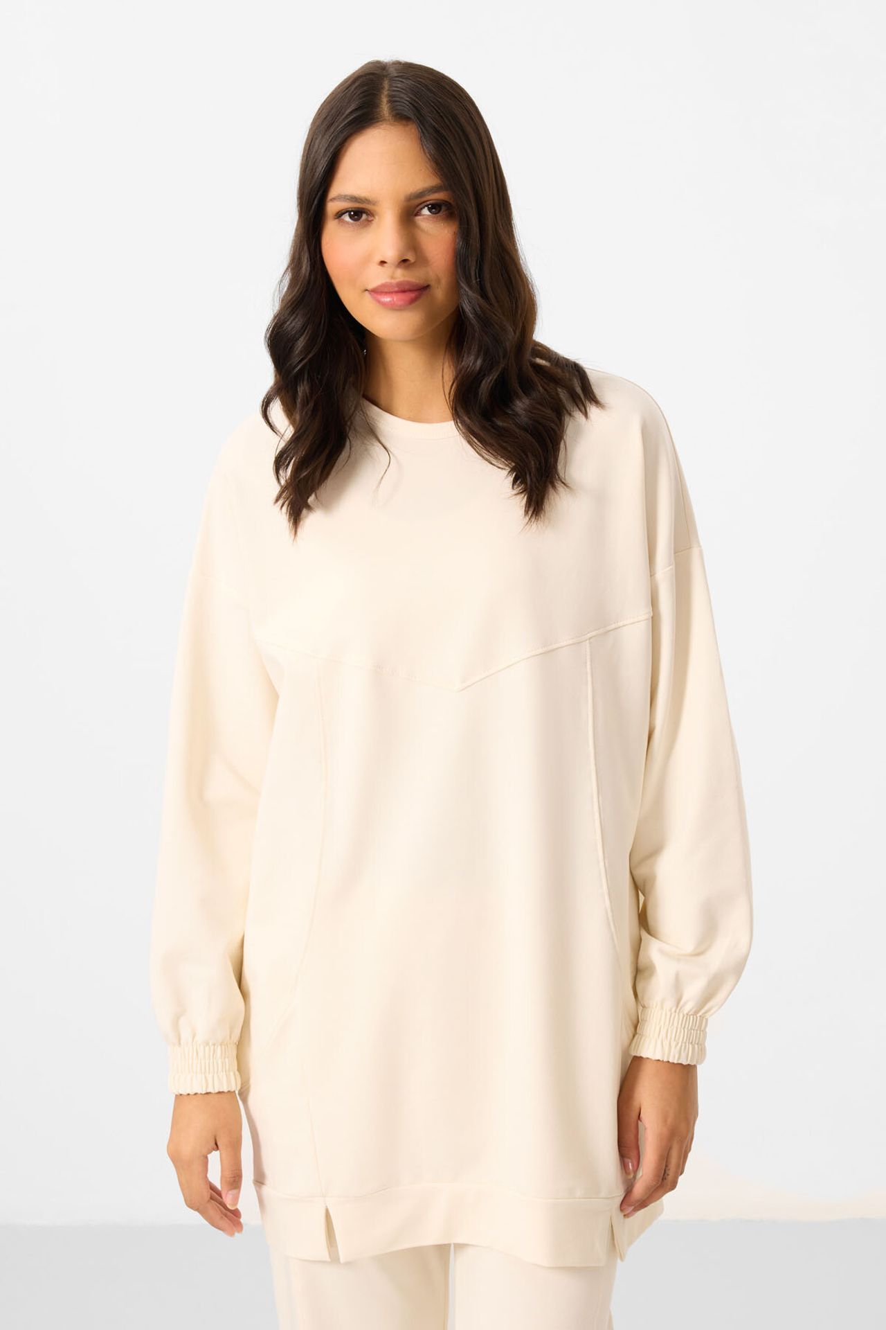 TOMMY Oversized Fleece Sweatshirt And Pants Set 5