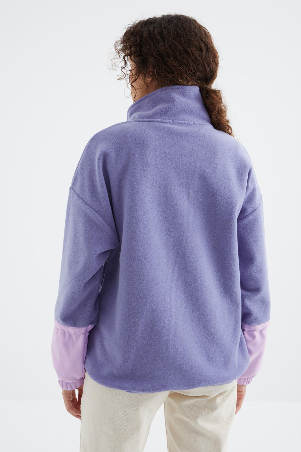 TOMMY Oversized Plush Half-Zip Sweatshirt 6