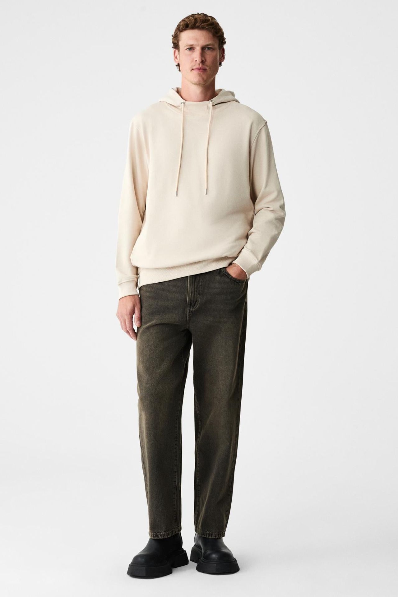 GRIMELANGE Kapüşonlu Cepli Oversize Sweatshirt 1