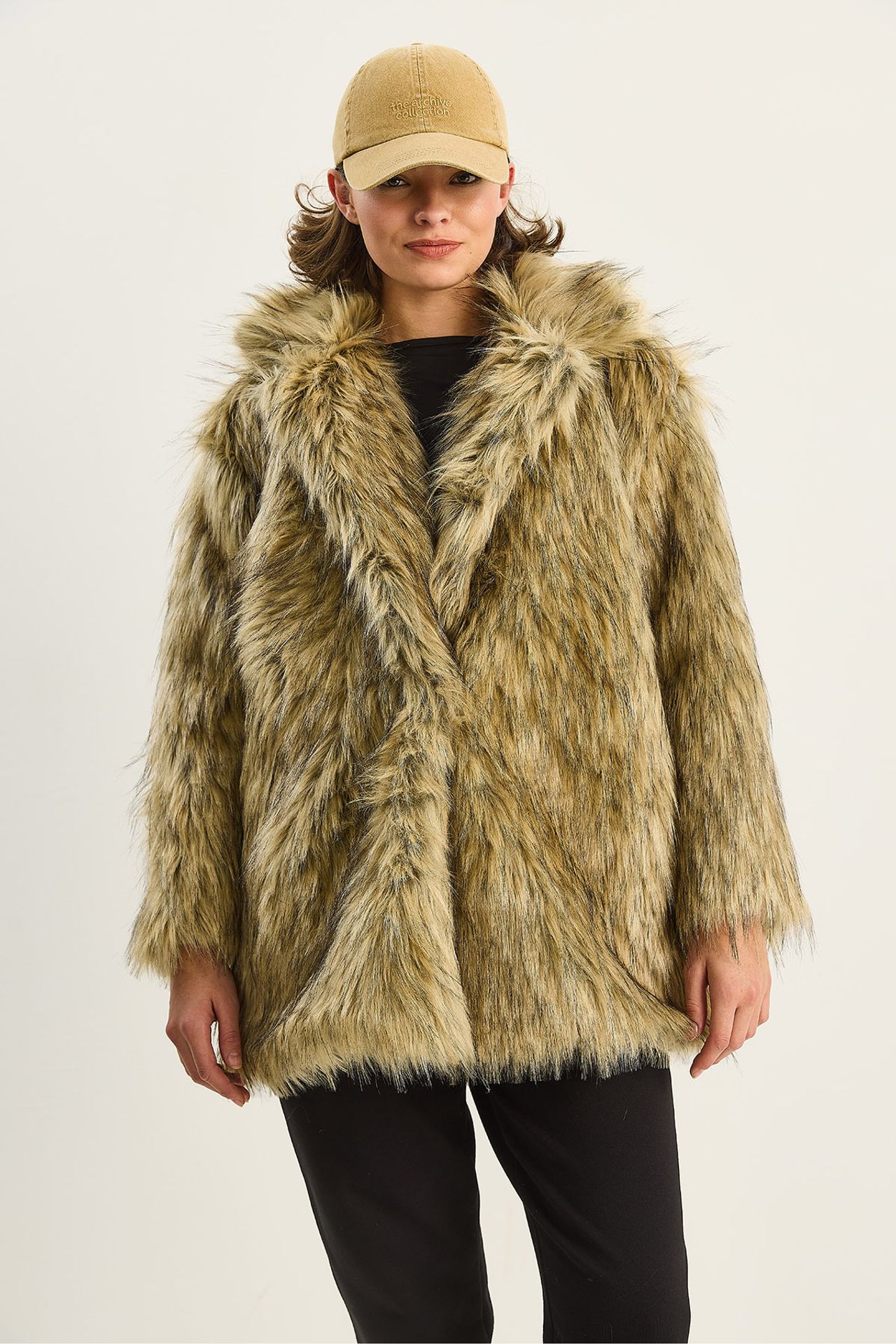 LUCCI Faux Fur Coat