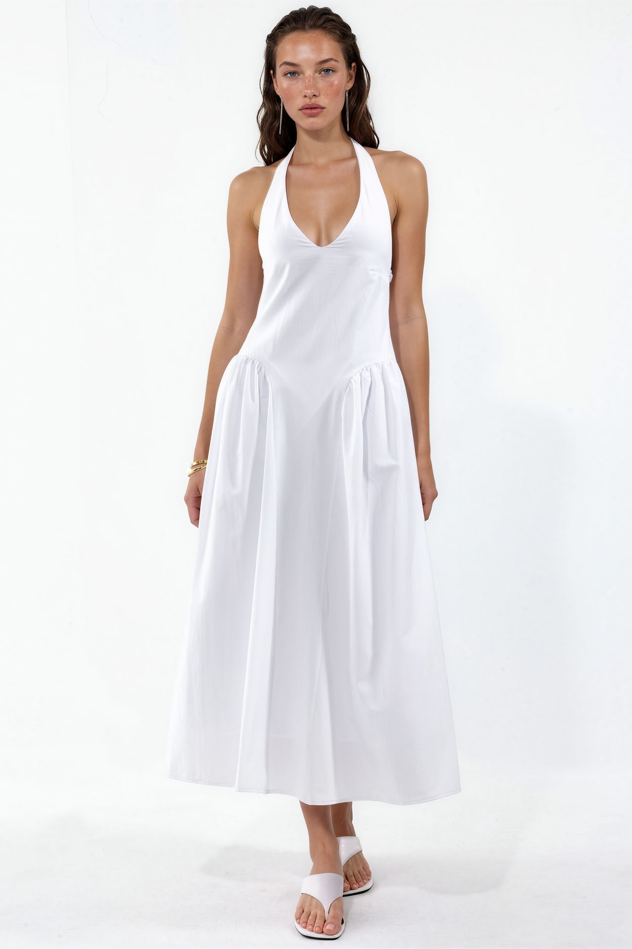 BUSEM Halter Neck Midi Dress 1