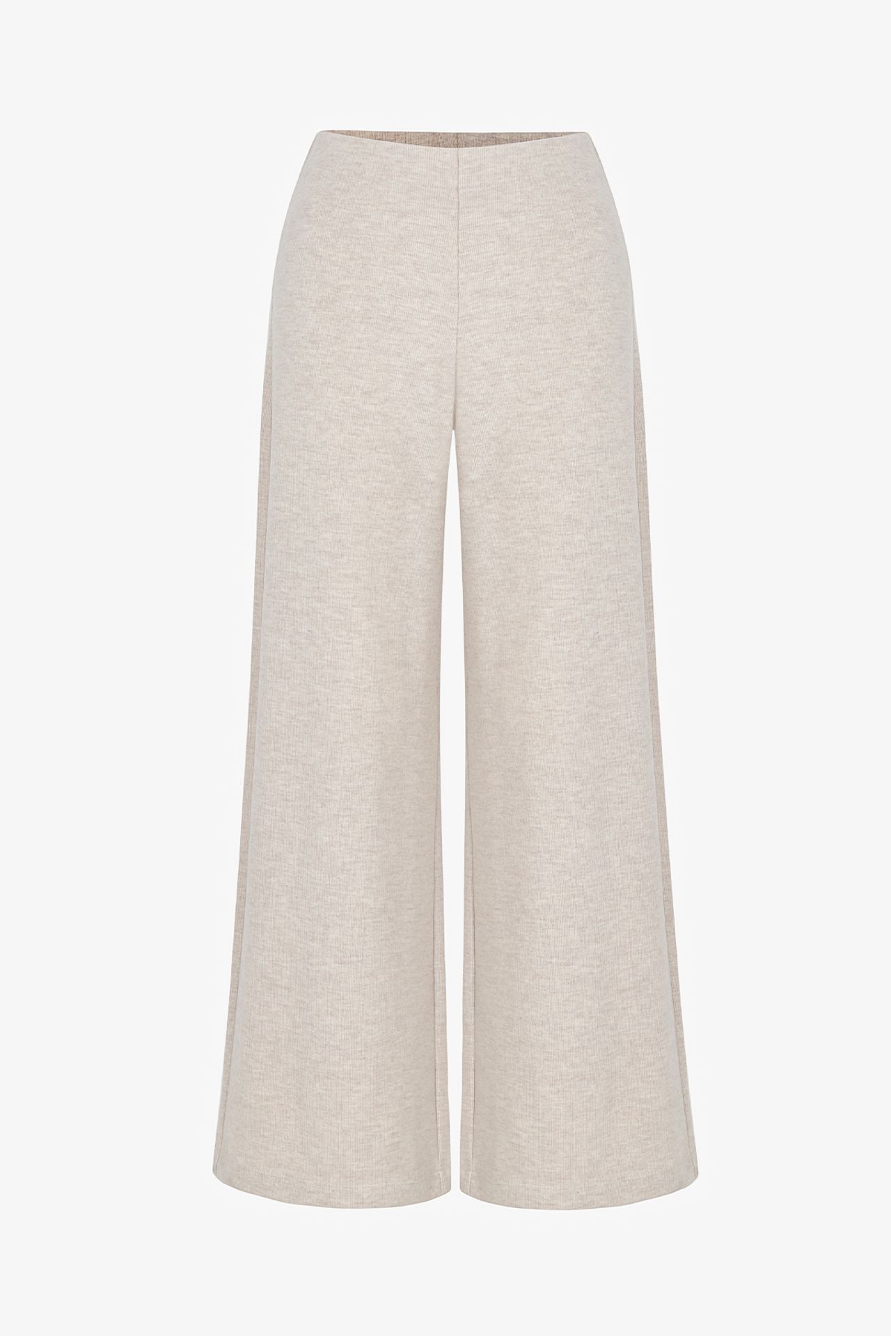 PENTI Melange Warm Wide Leg Trousers 4