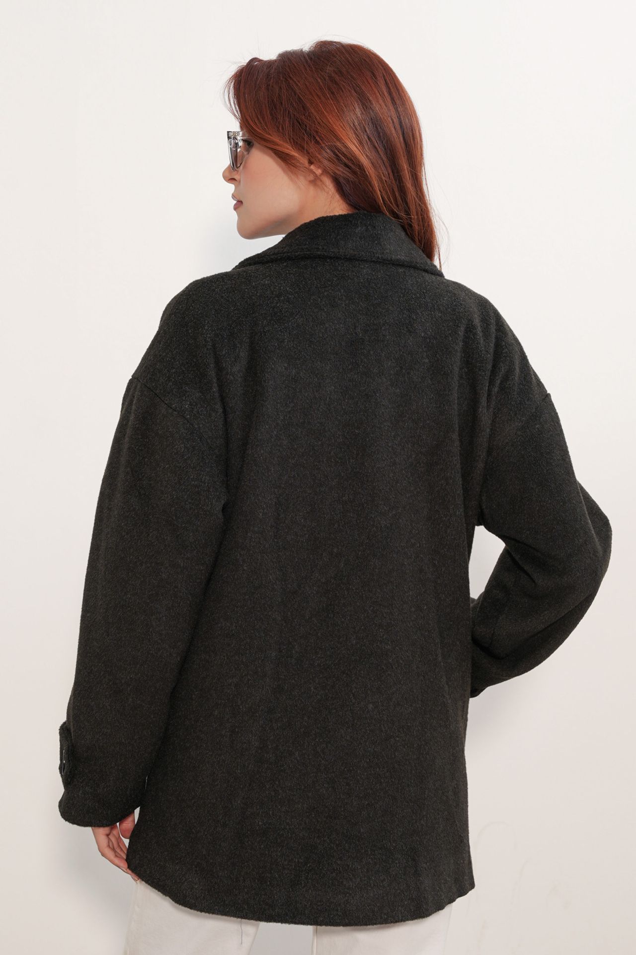 BDART Relaxed Fit Shawl Collar Buttoned Coat 6