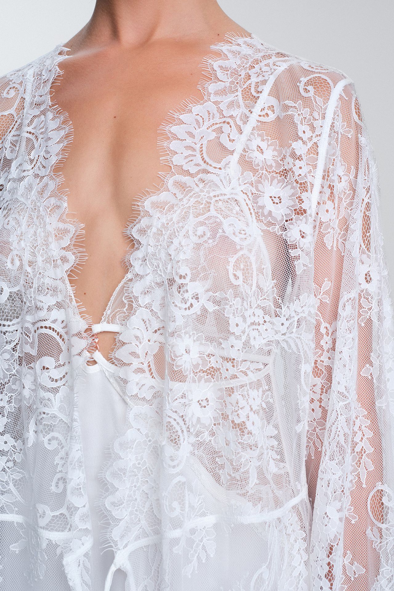 PENTI Kırık Pirra Bride Lace Robe 3