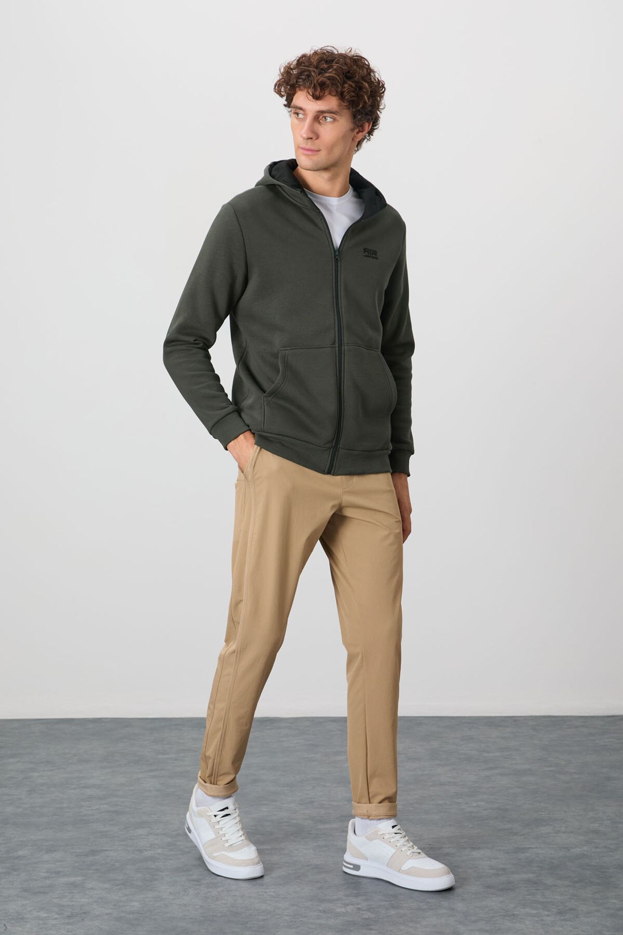 TOMMY Men's Hooded Zip Sweatshirt 4