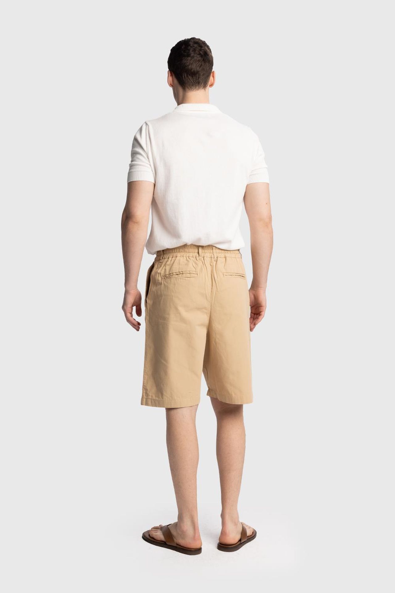GIESTO Erkek Pamuklu Poplin Chino Şort 5