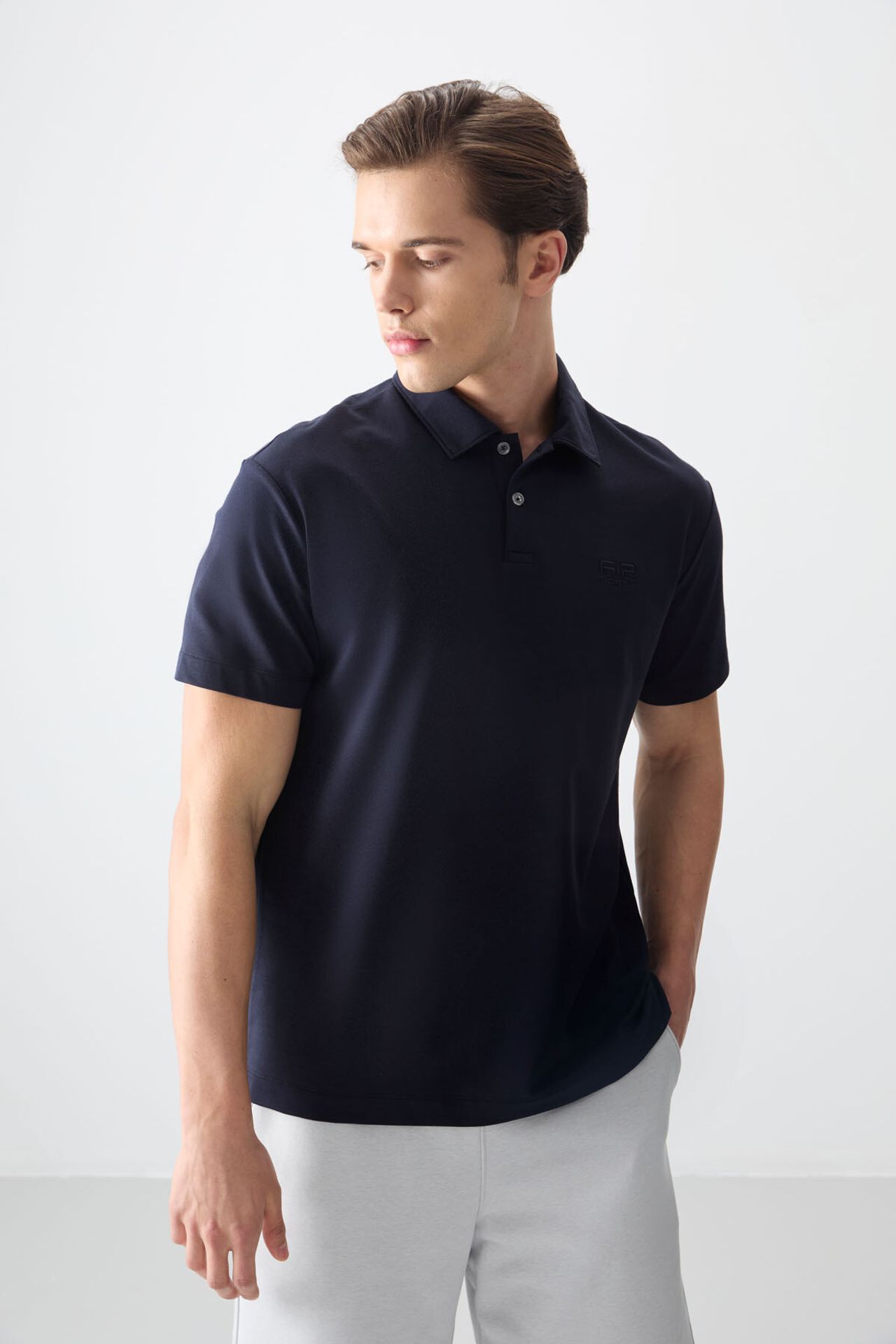 TOMMY Oversized Polo Collar T-Shirt 1