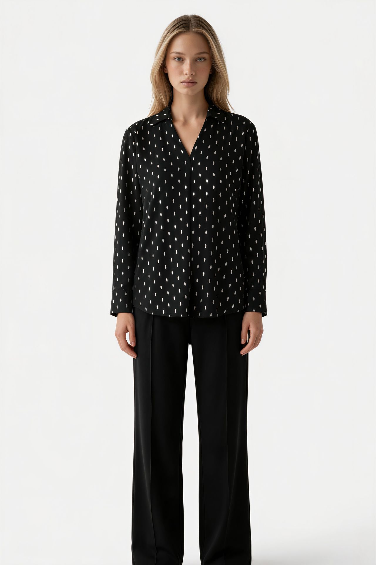 MSN Women's Shirt Collar Button T-Shirt 2