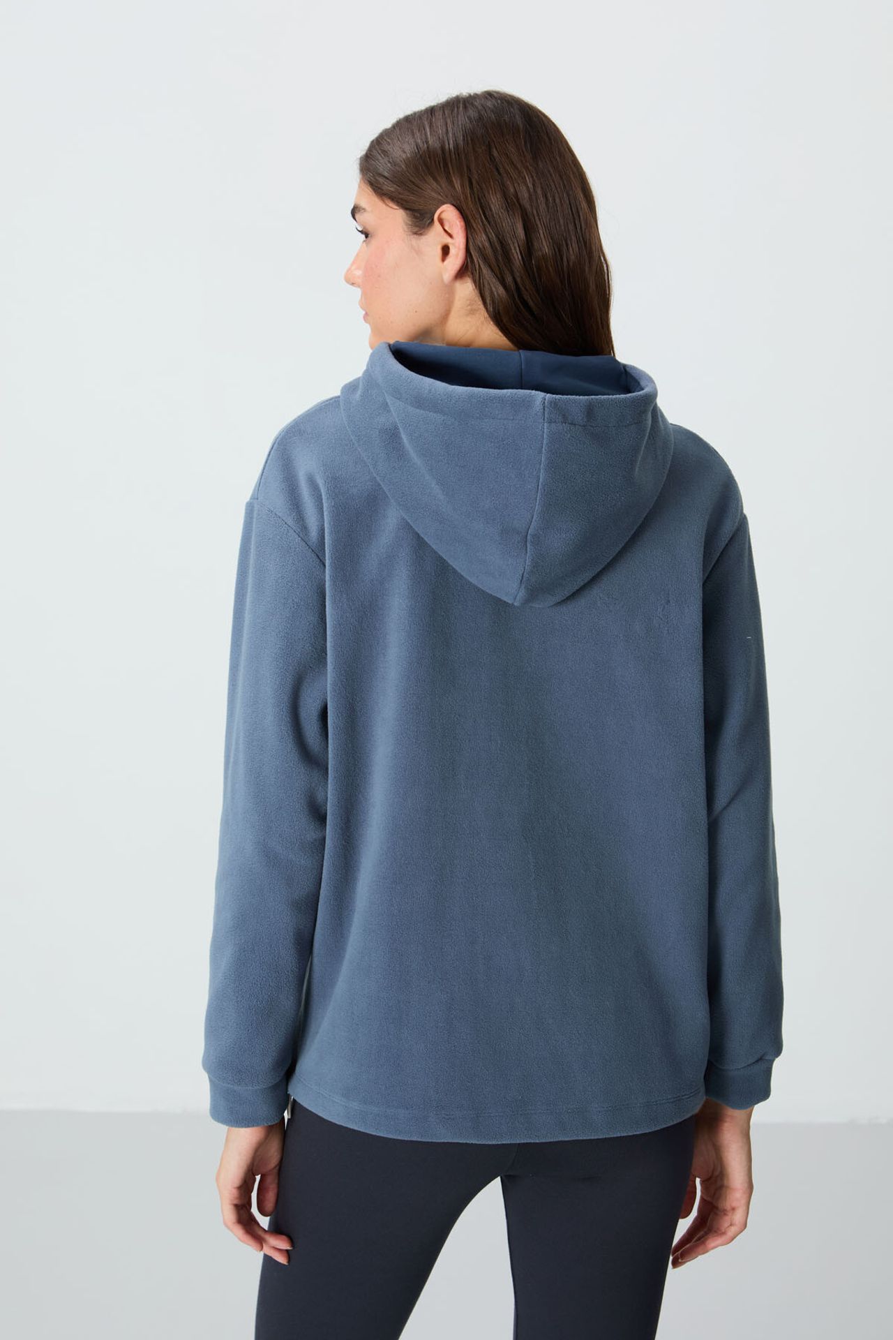 TOMMY Oversized Hooded Plush Sweatshirt 6