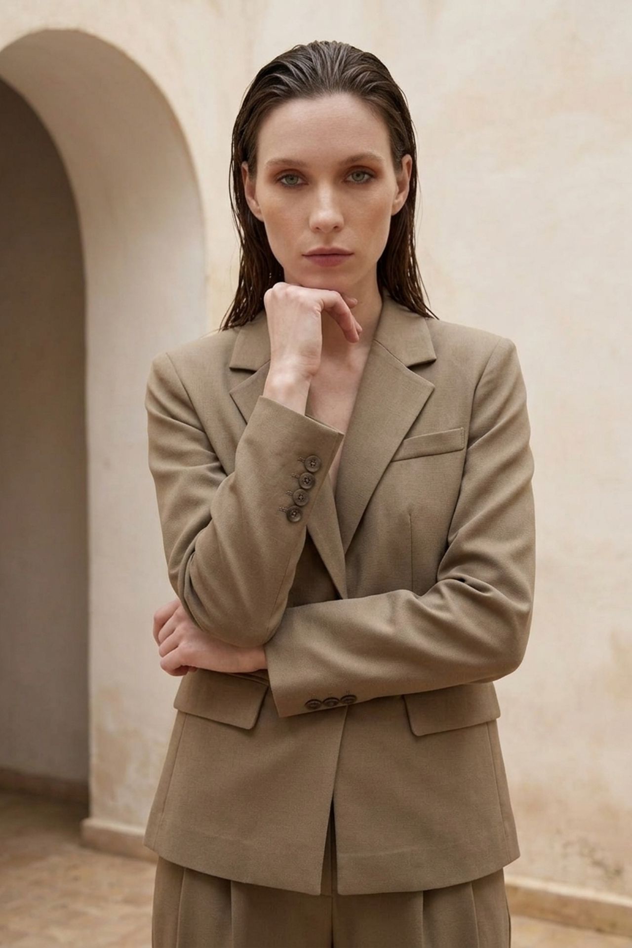MY FASHION Women's regular-fit blazer jacket 4