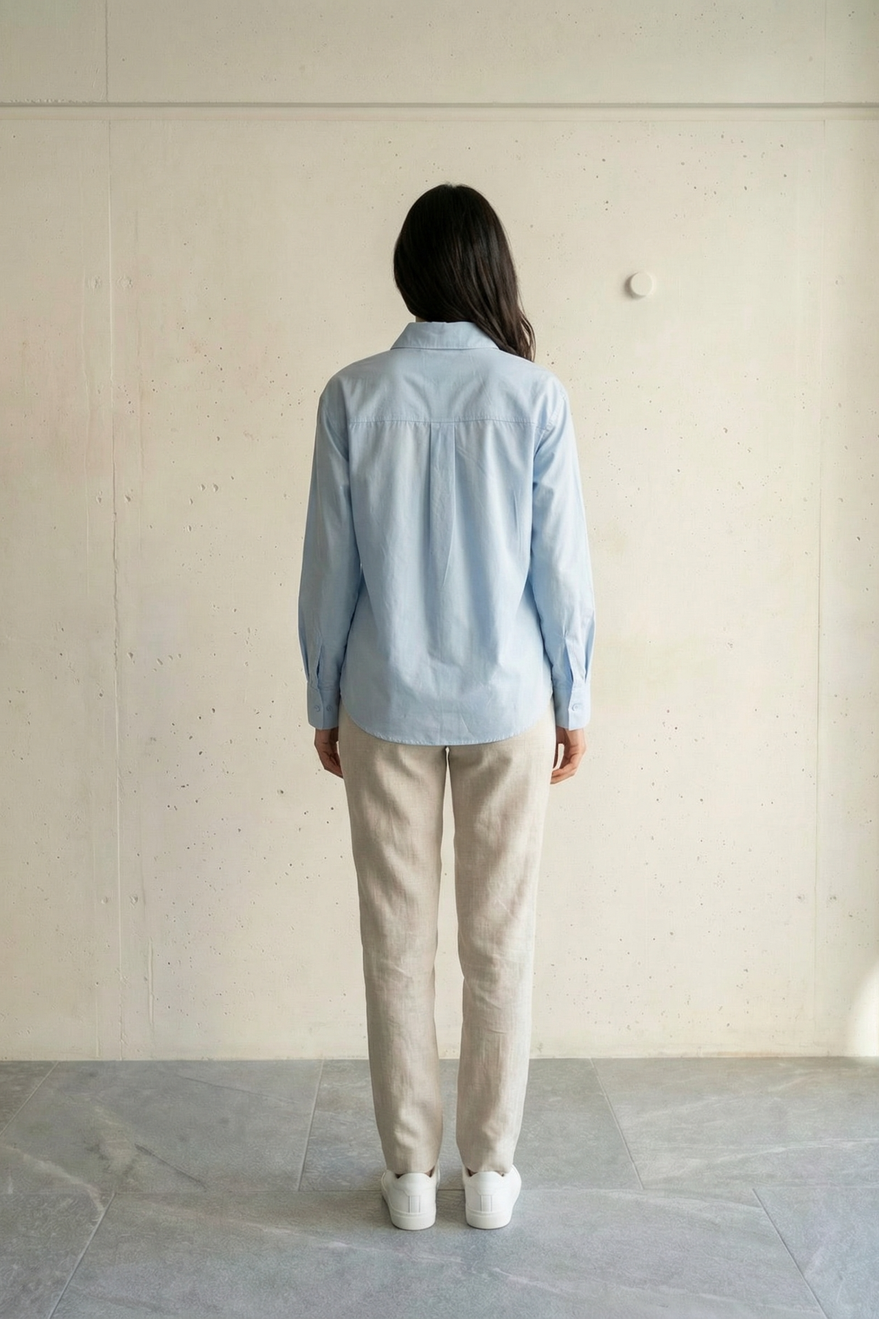 MY FASHION Long Cotton Textured Shirt 4