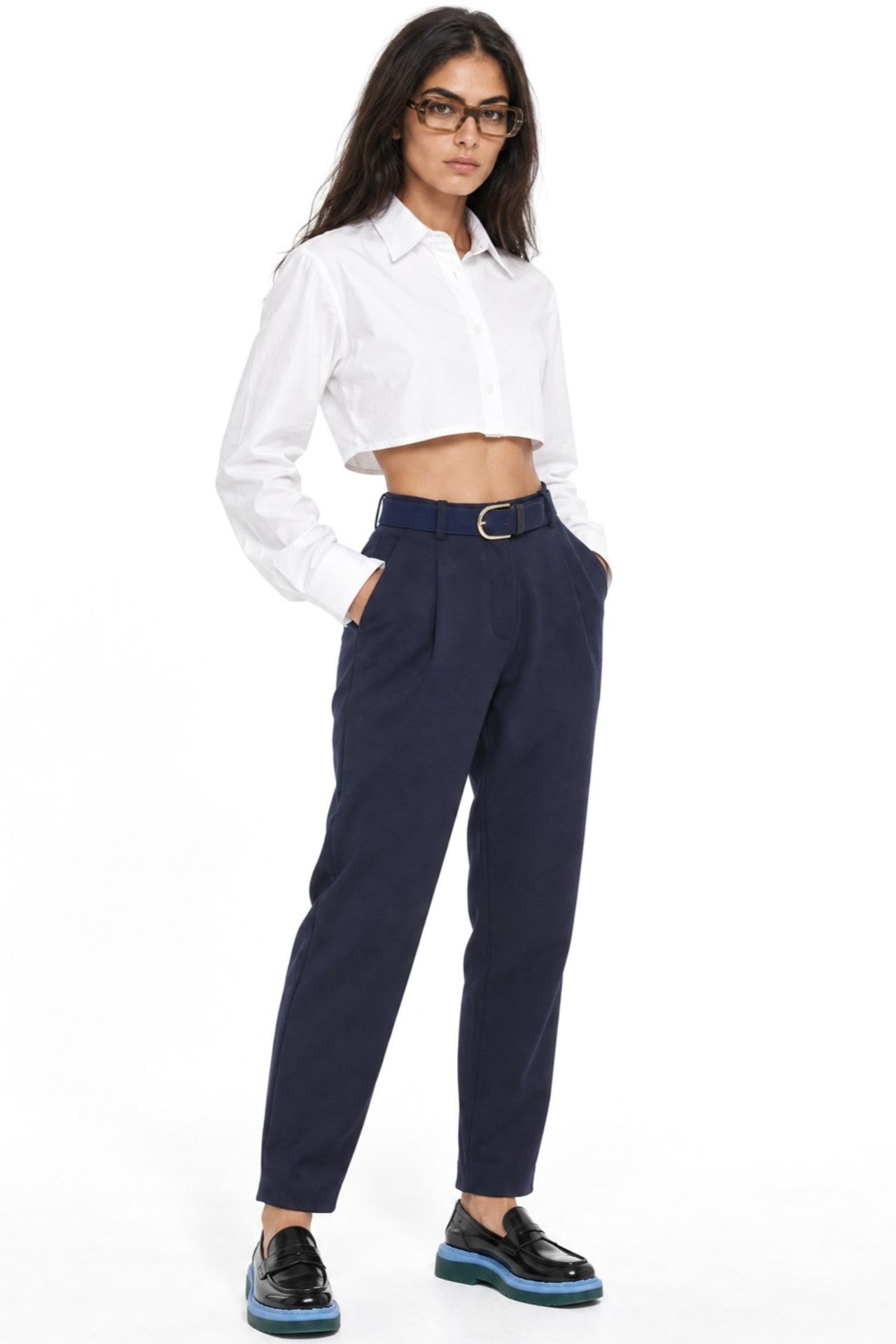 BUSEM Women's Cotton Blend Stretch Pants 2