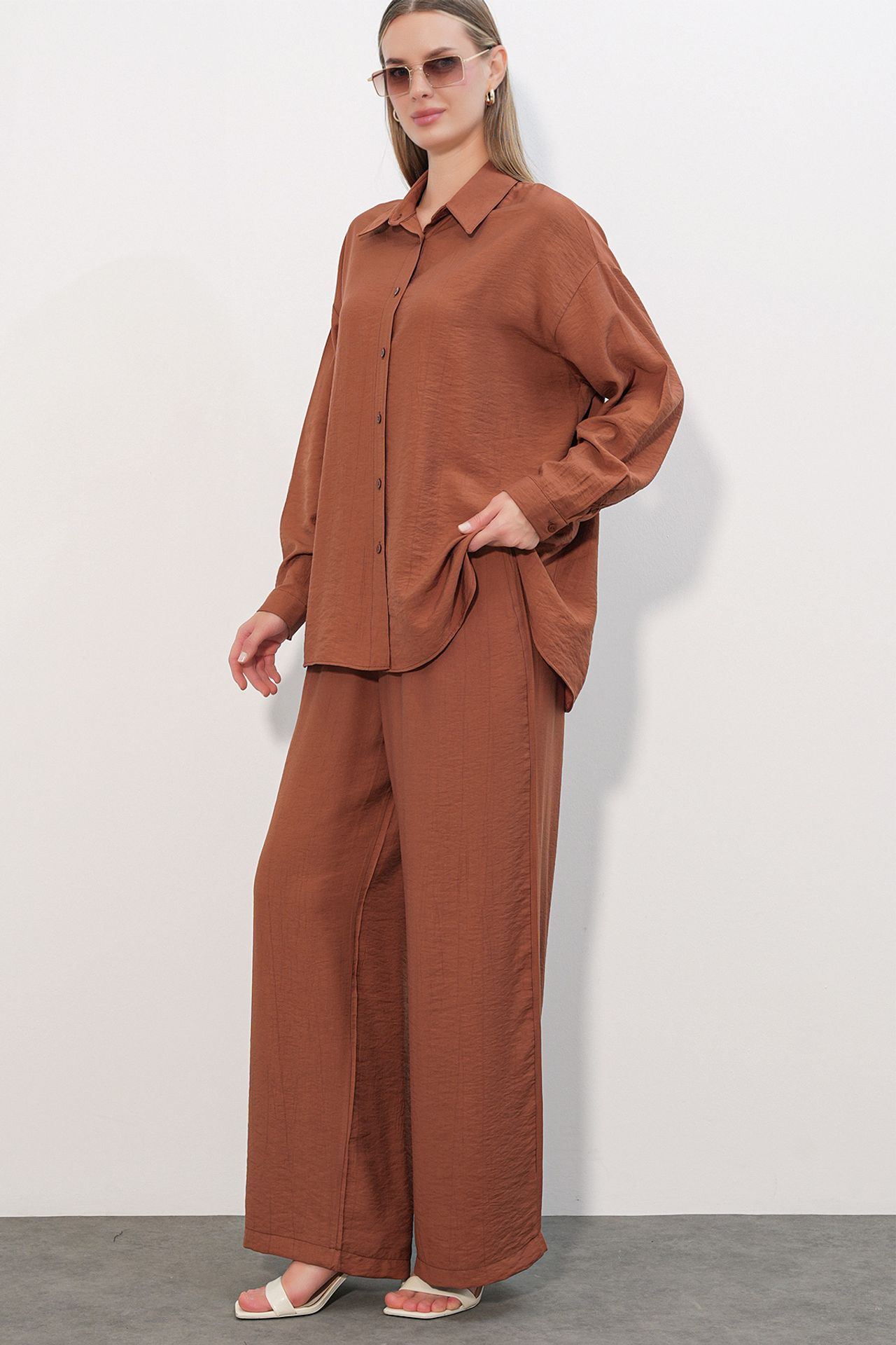 BDART Textured Button-Up Long Sleeve Shirt 4