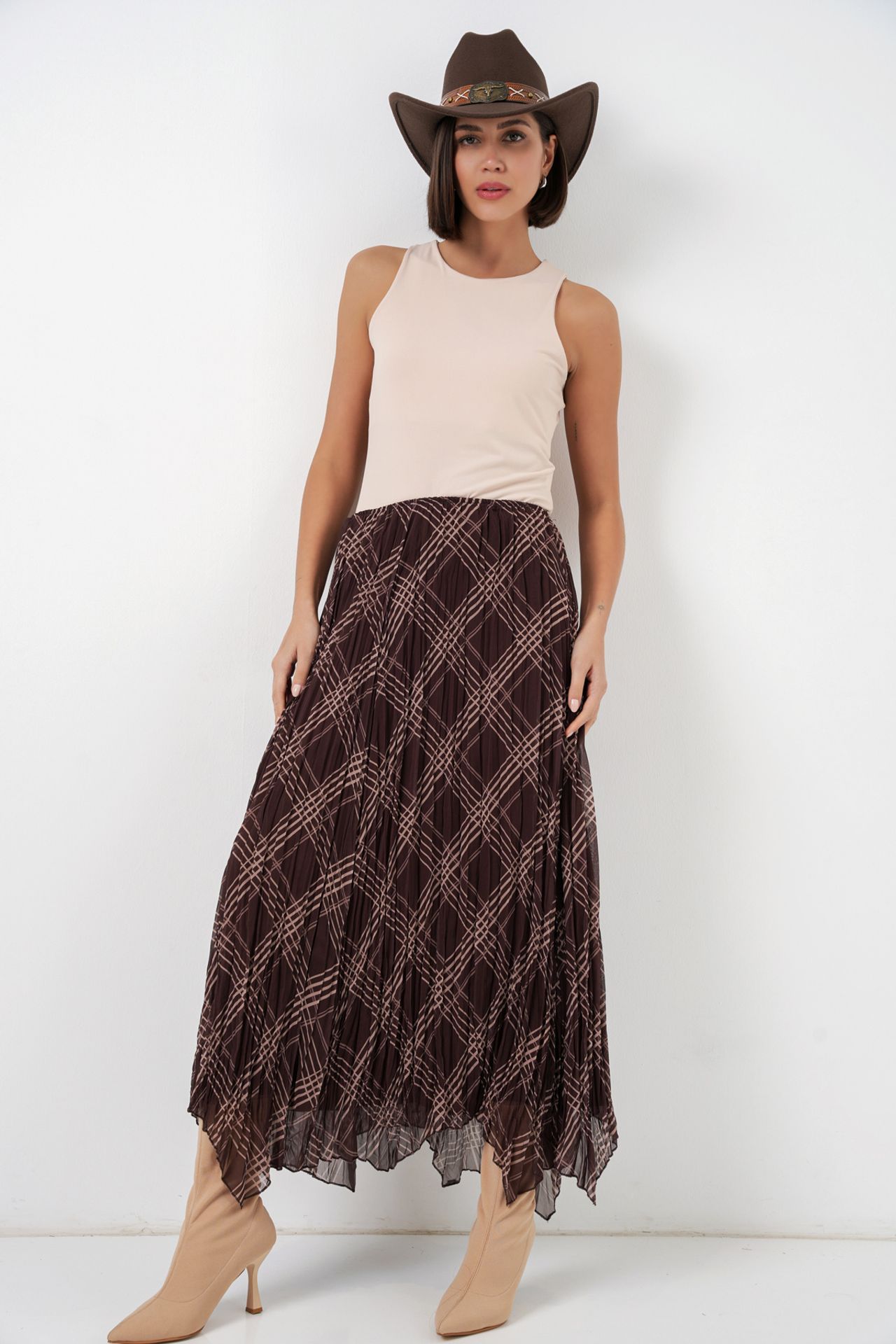 BDART Asymmetrical Patterned Maxi Skirt 3