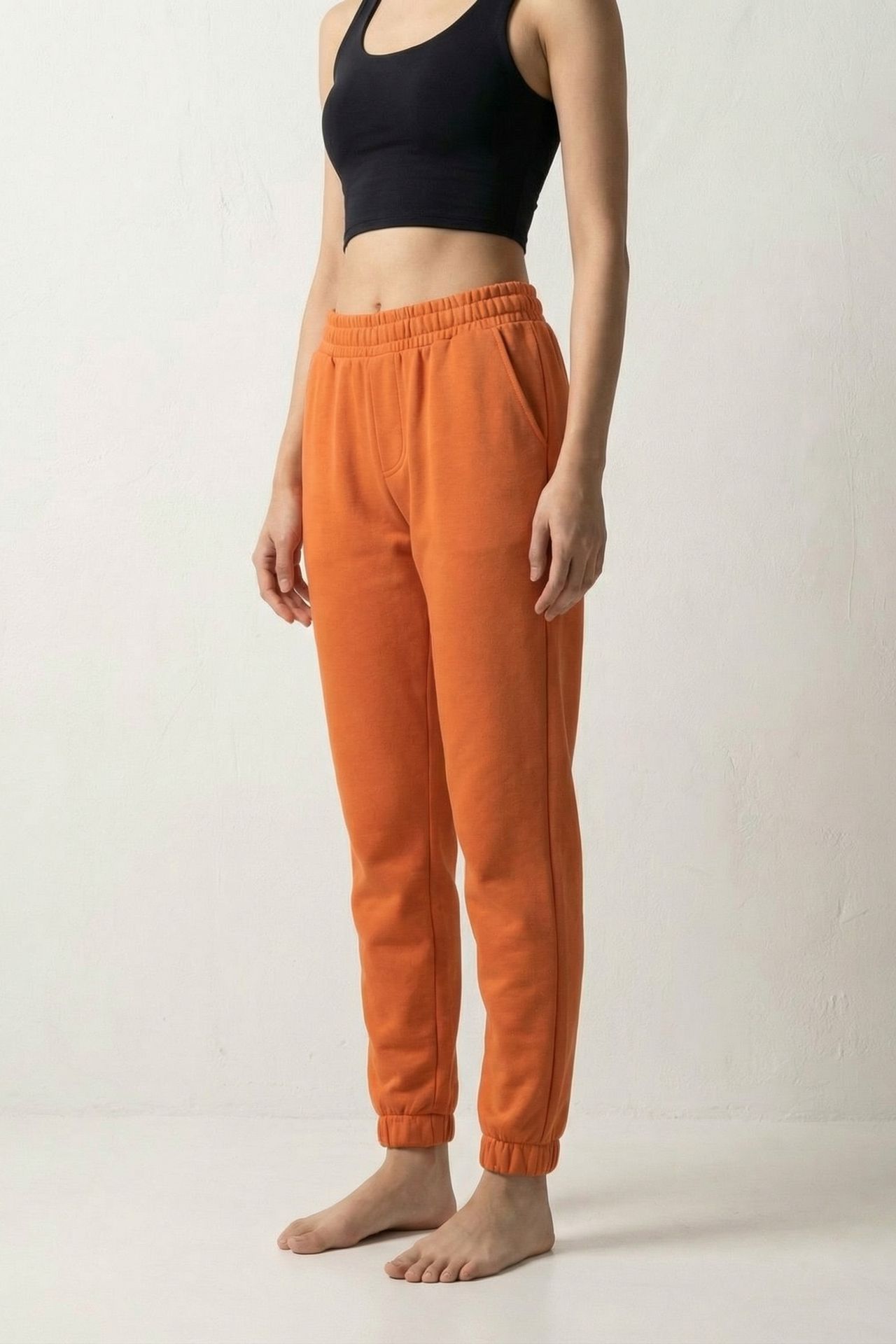 MY FASHION Elastic Waist Jogger Sweatpants 3