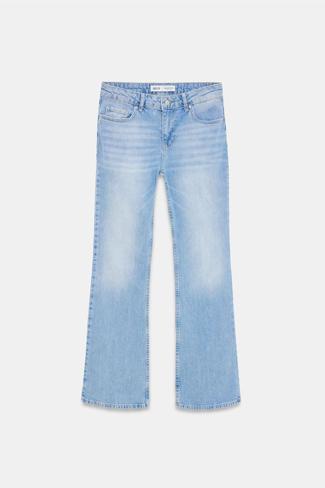 DILVIN Low-waist Bootcut Denim Jeans 5