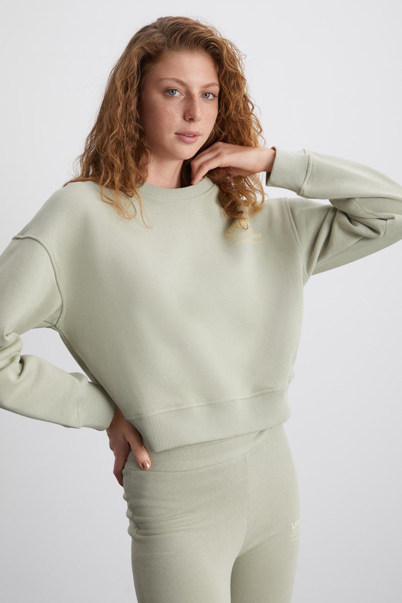 GRIMELANGE Ribbed Crew Neck Sports Set 3