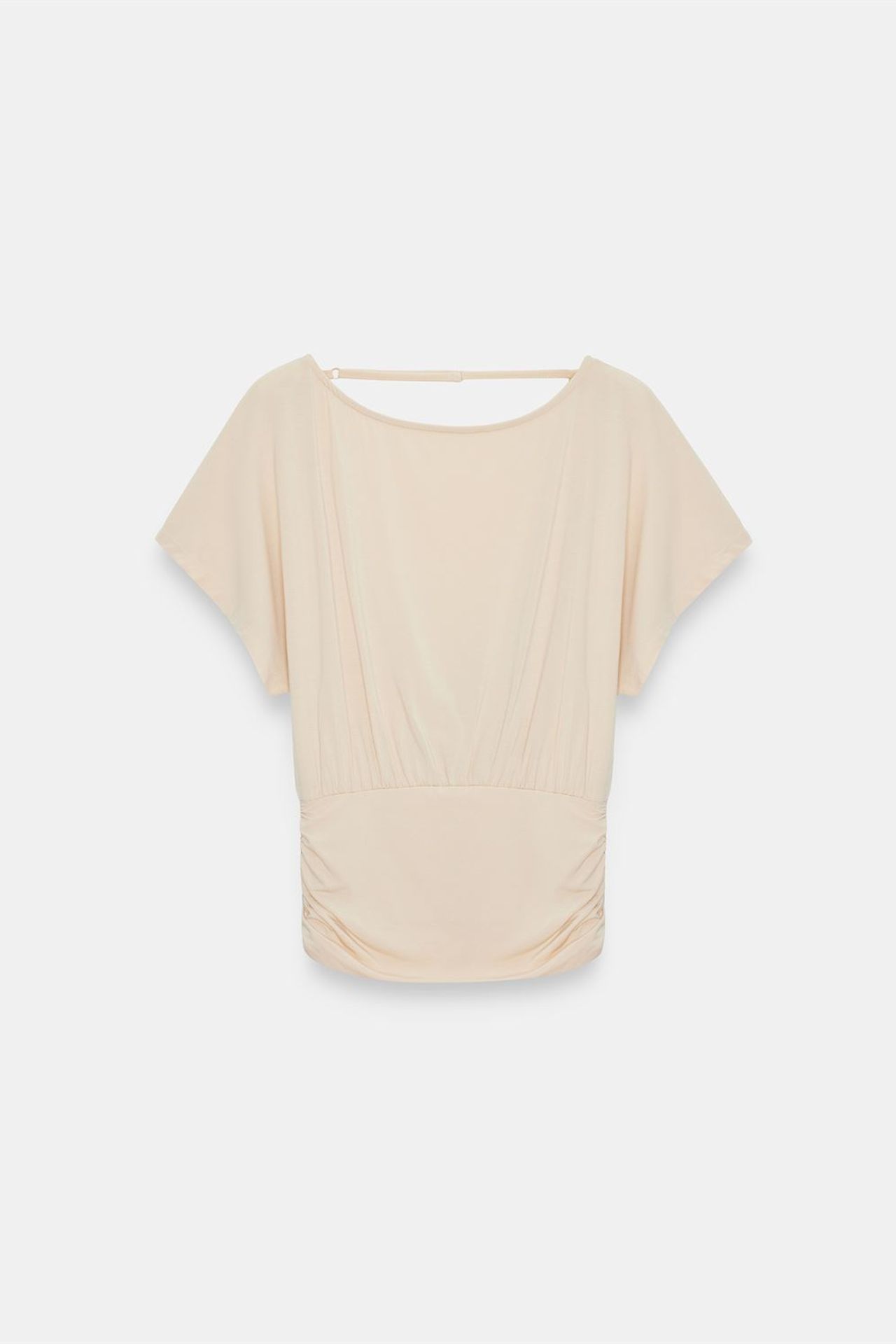 DILVIN Women's Modal Blend Cut-out Crew Neck Blouse 5